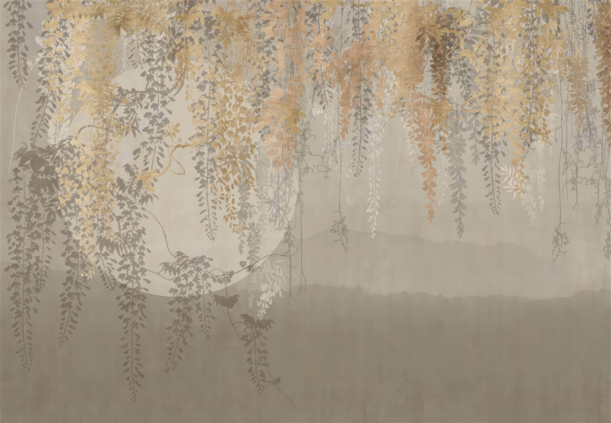 Fototapet plante subțiri care se întind în jos