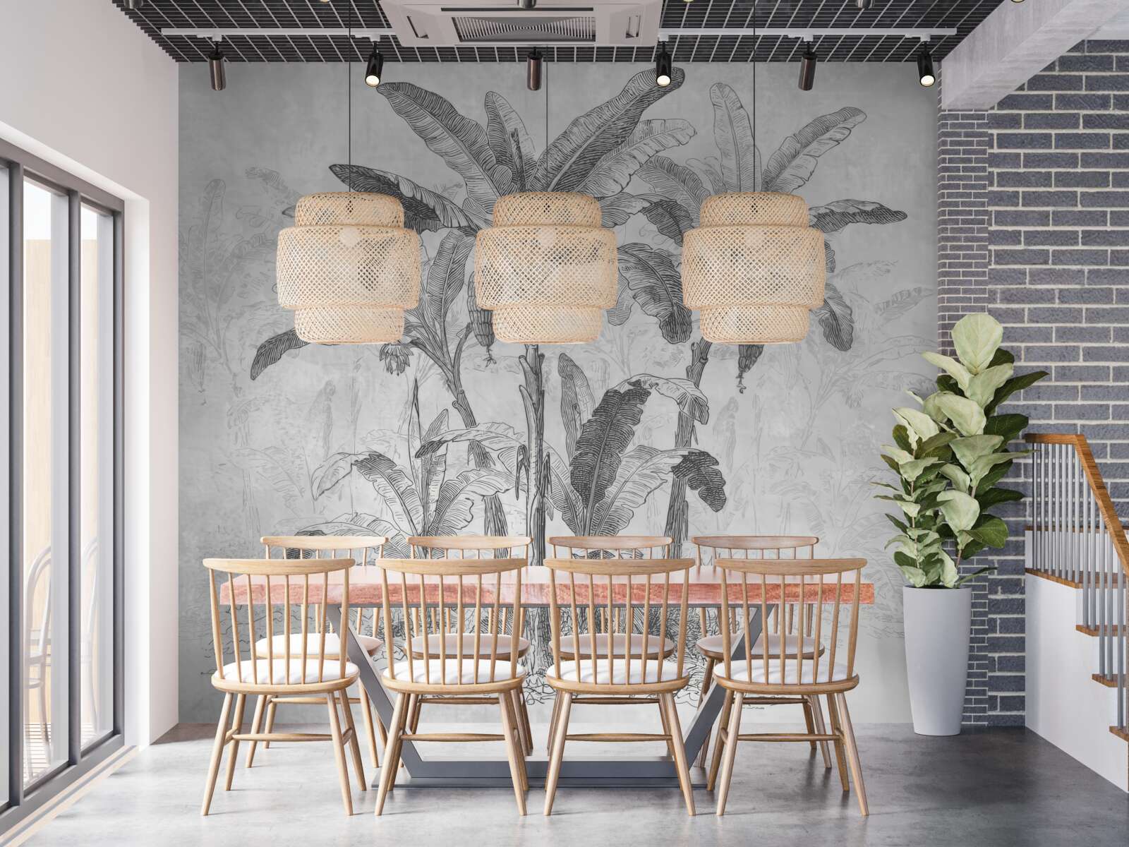 Fototapet palmele arătate