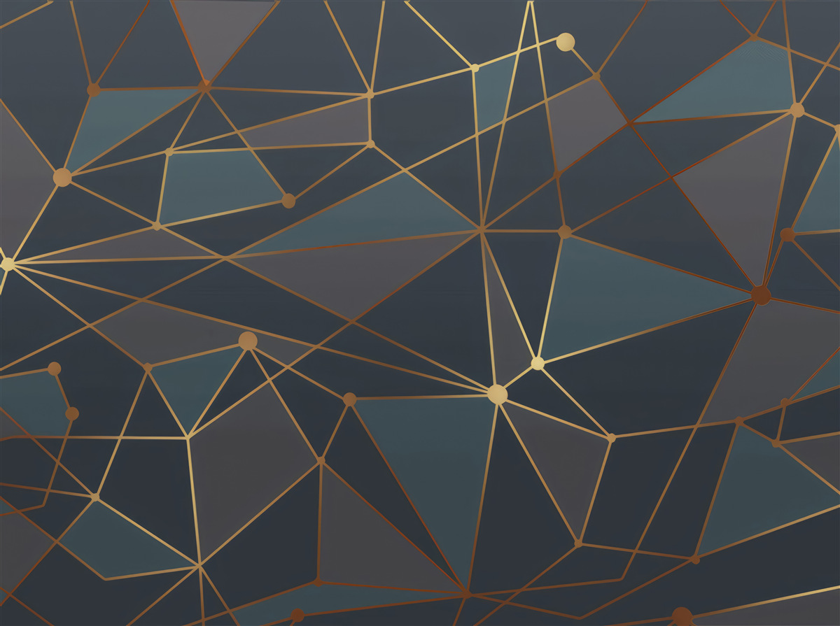 Fototapet fundal cu forme geometrice în nuanțe închise