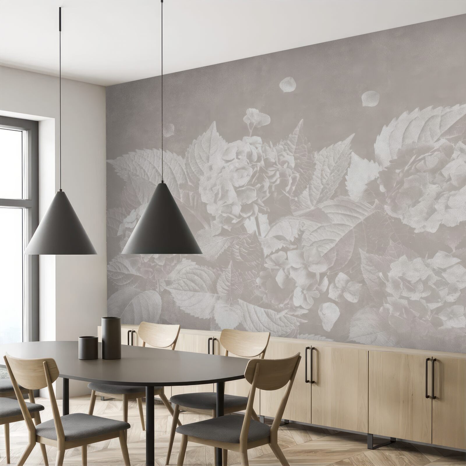 Fototapet magnolii greu de văzut