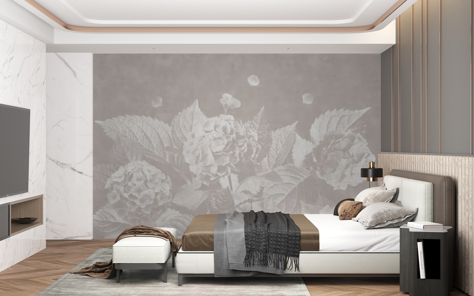 Fototapet magnolii greu de văzut