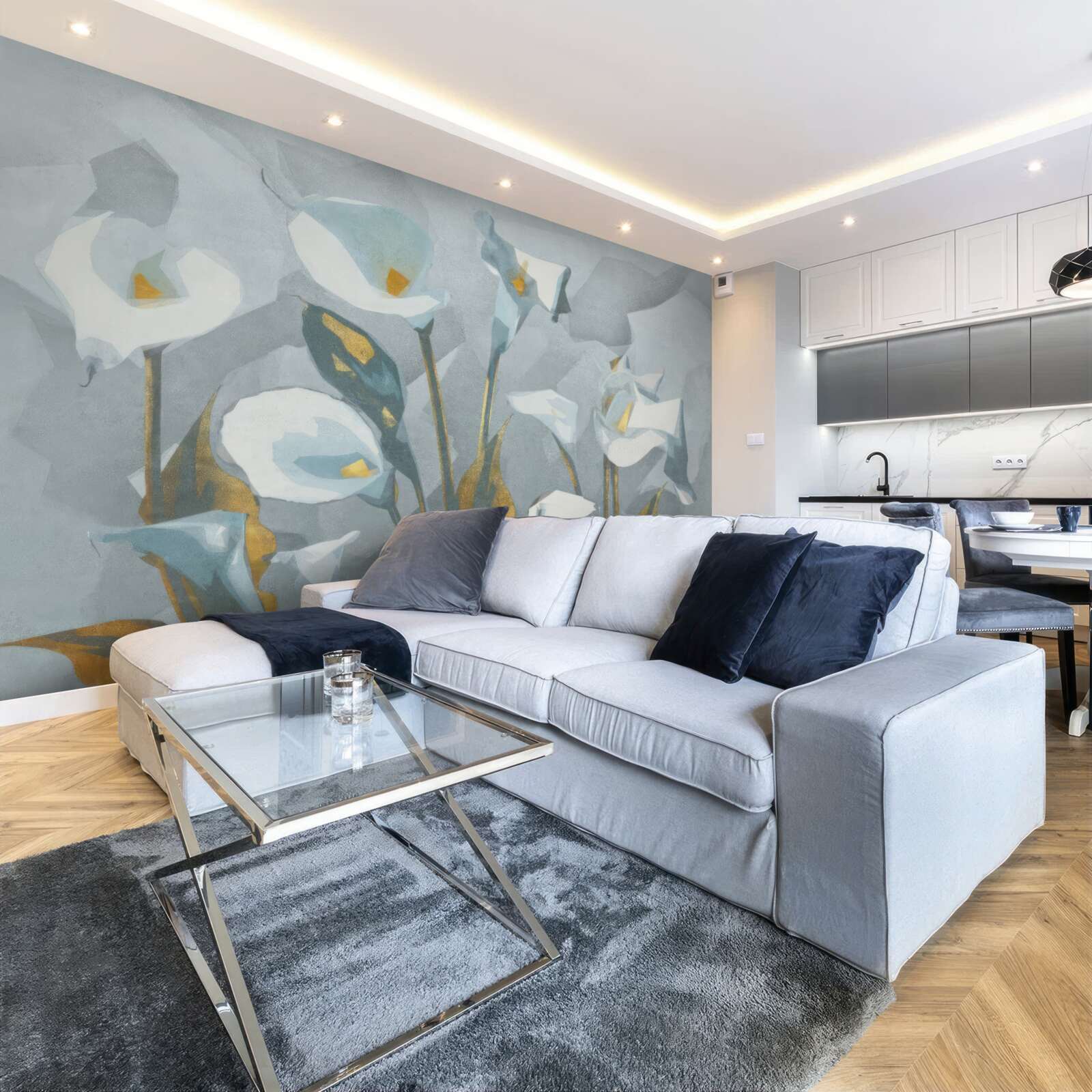 Fototapet fecalele sunt albe