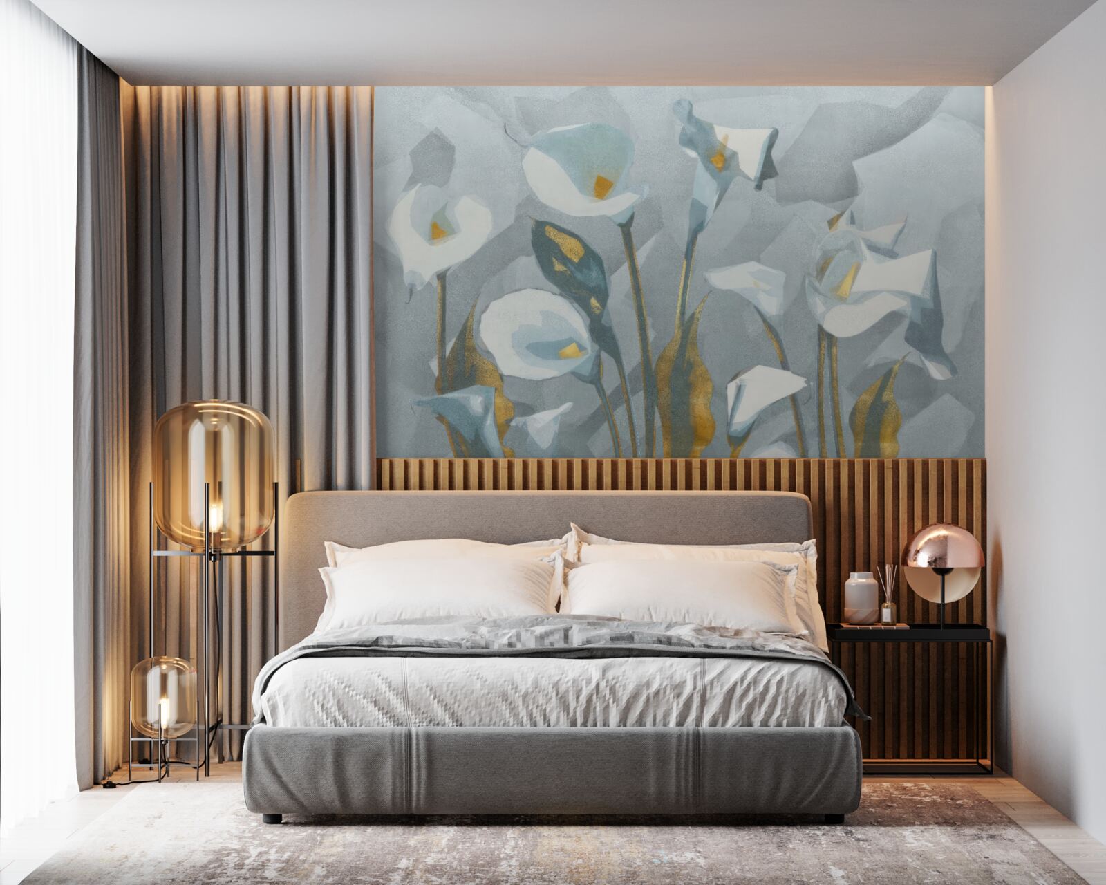 Fototapet fecalele sunt albe