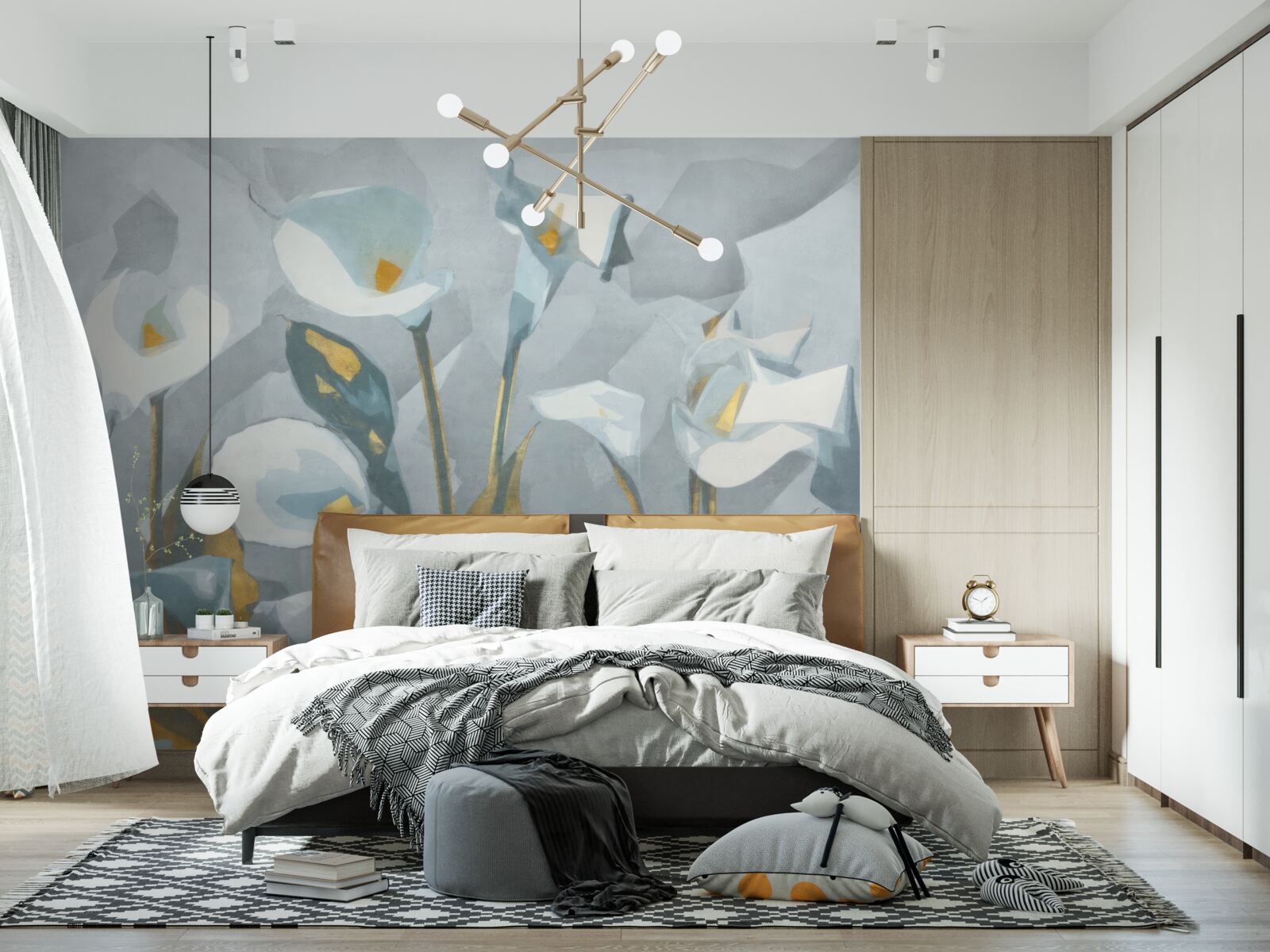 Fototapet fecalele sunt albe