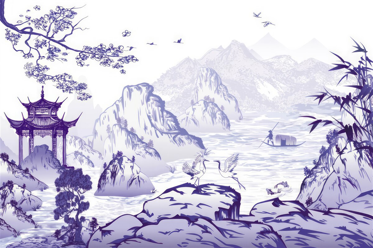 Fototapet peisaj china