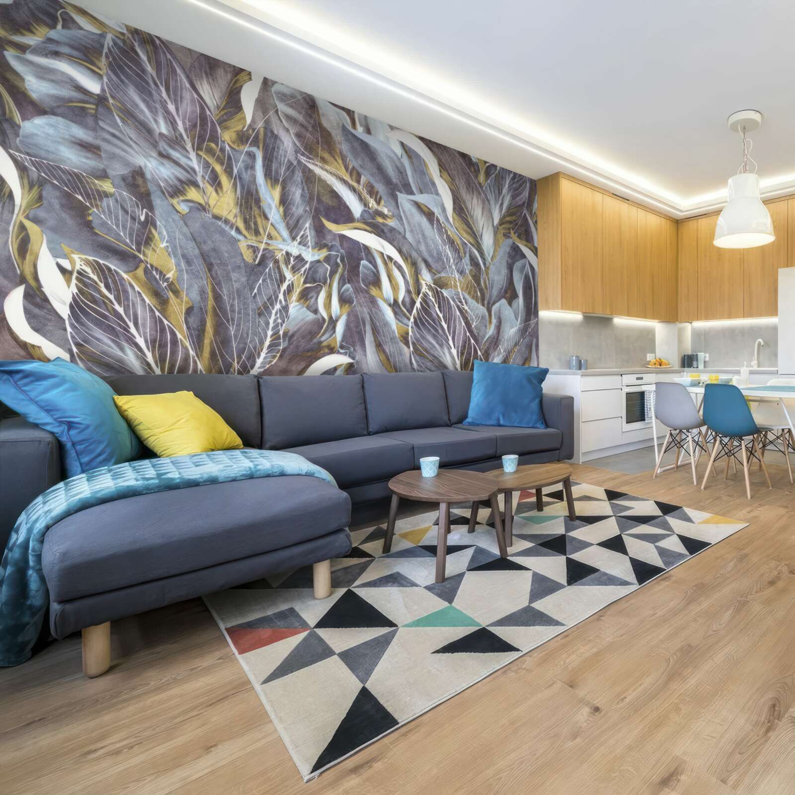 Fototapet perdea densă de frunze