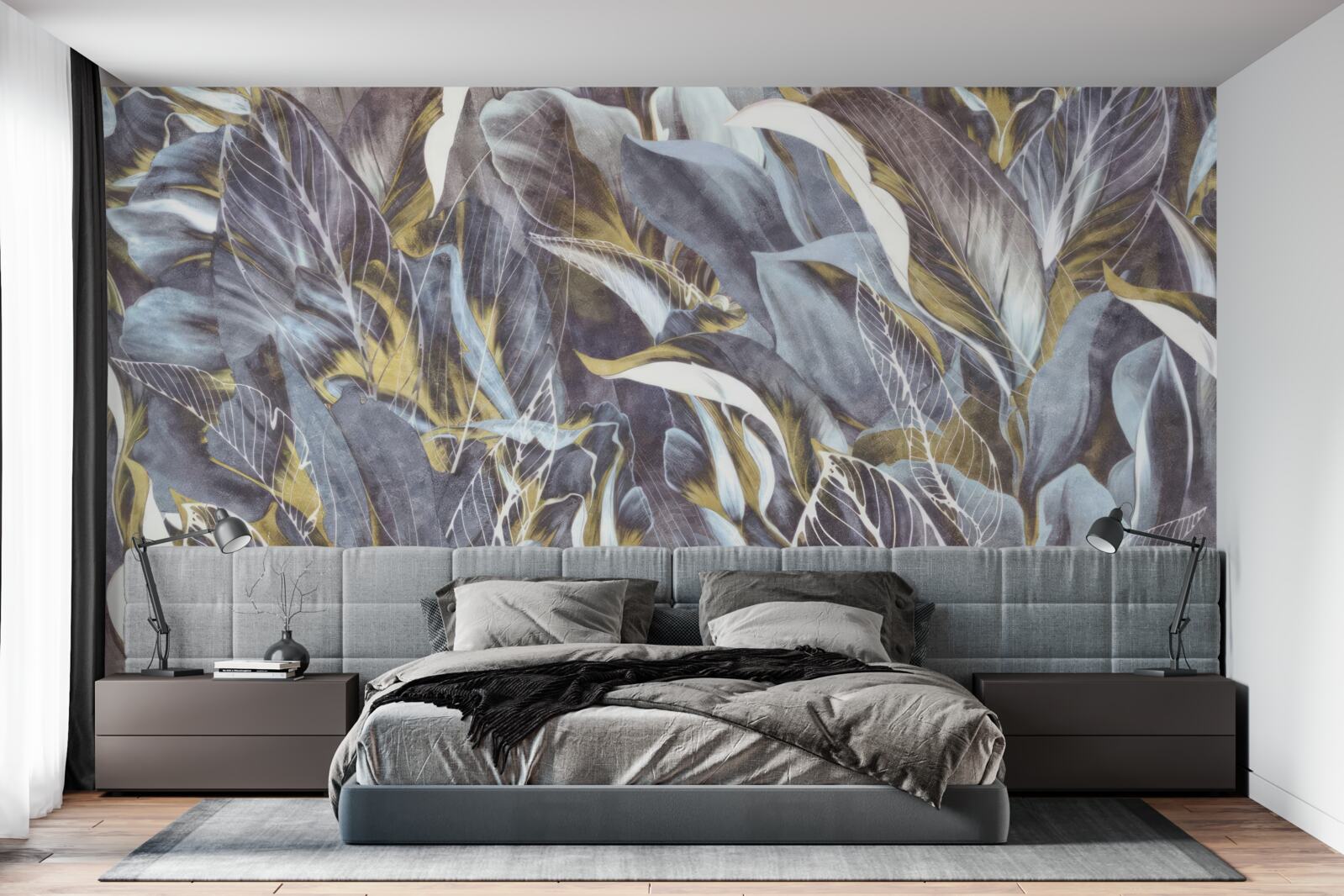 Fototapet perdea densă de frunze