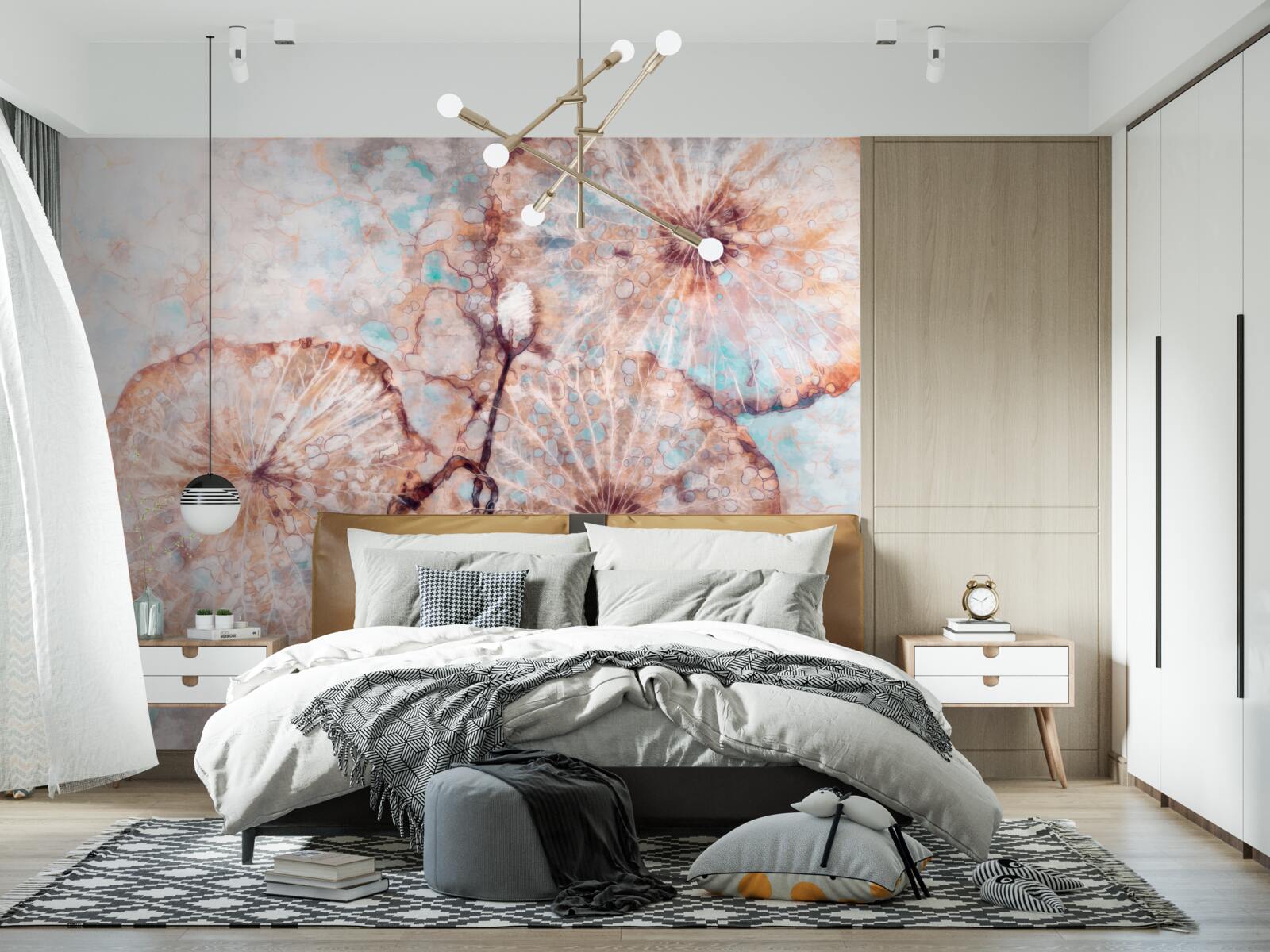 Fototapet plantă prezentată într-un mod neobișnuit