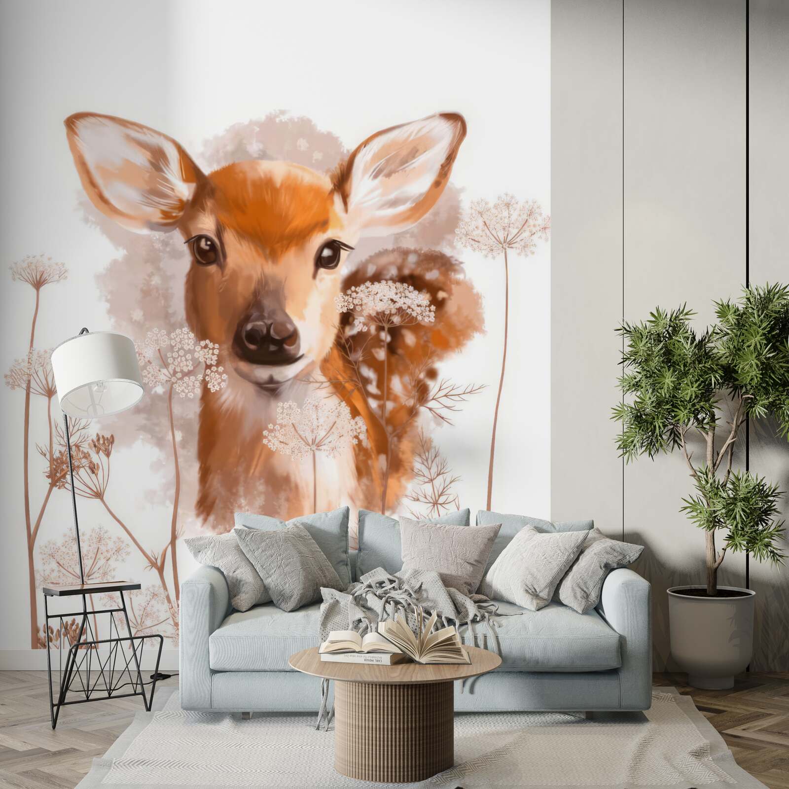 Fototapet fotografie a unei căprioare