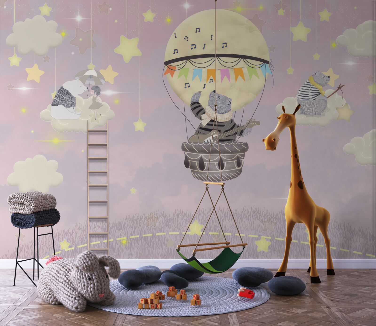 Fototapet urși cerești