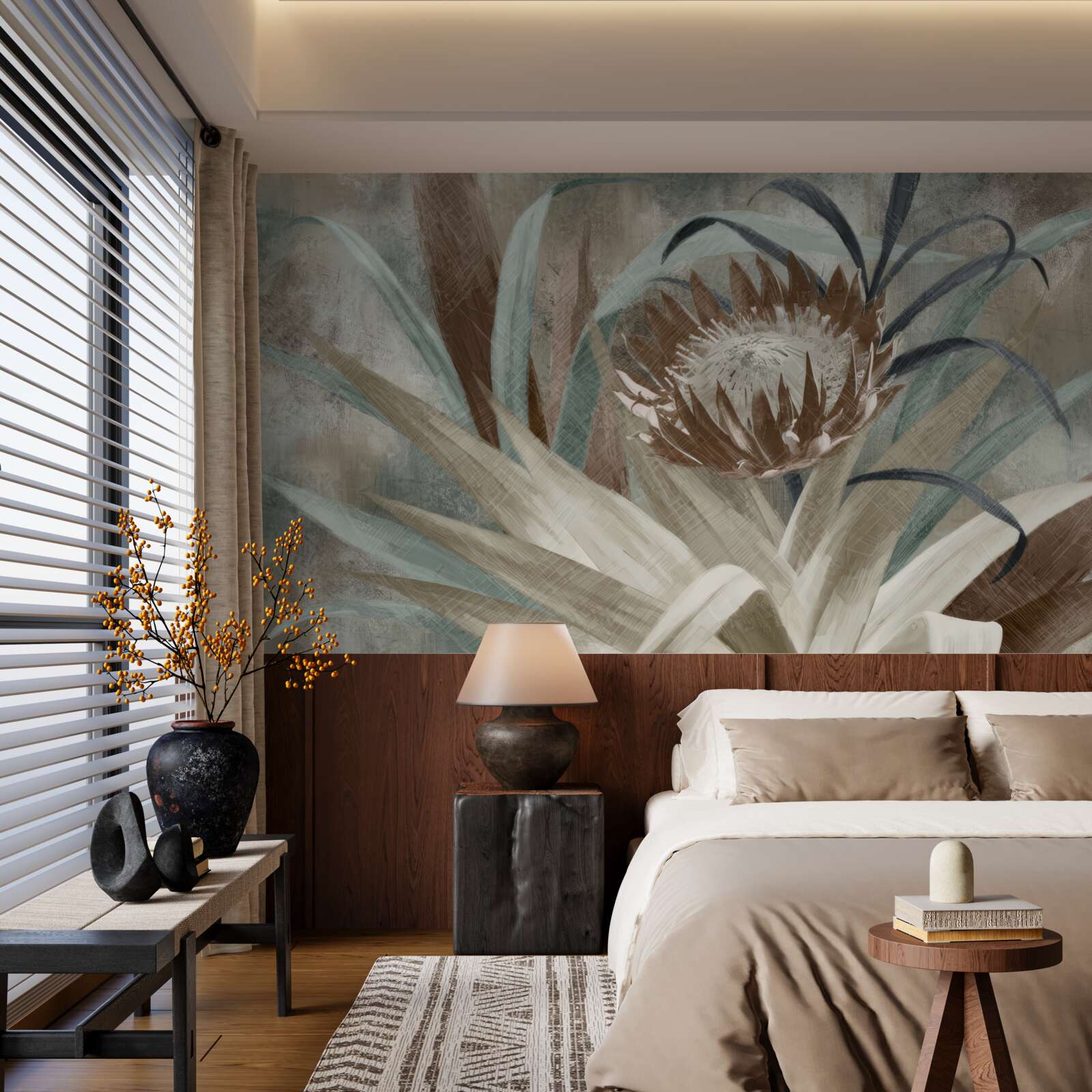 Fototapet floare mare și neobișnuită