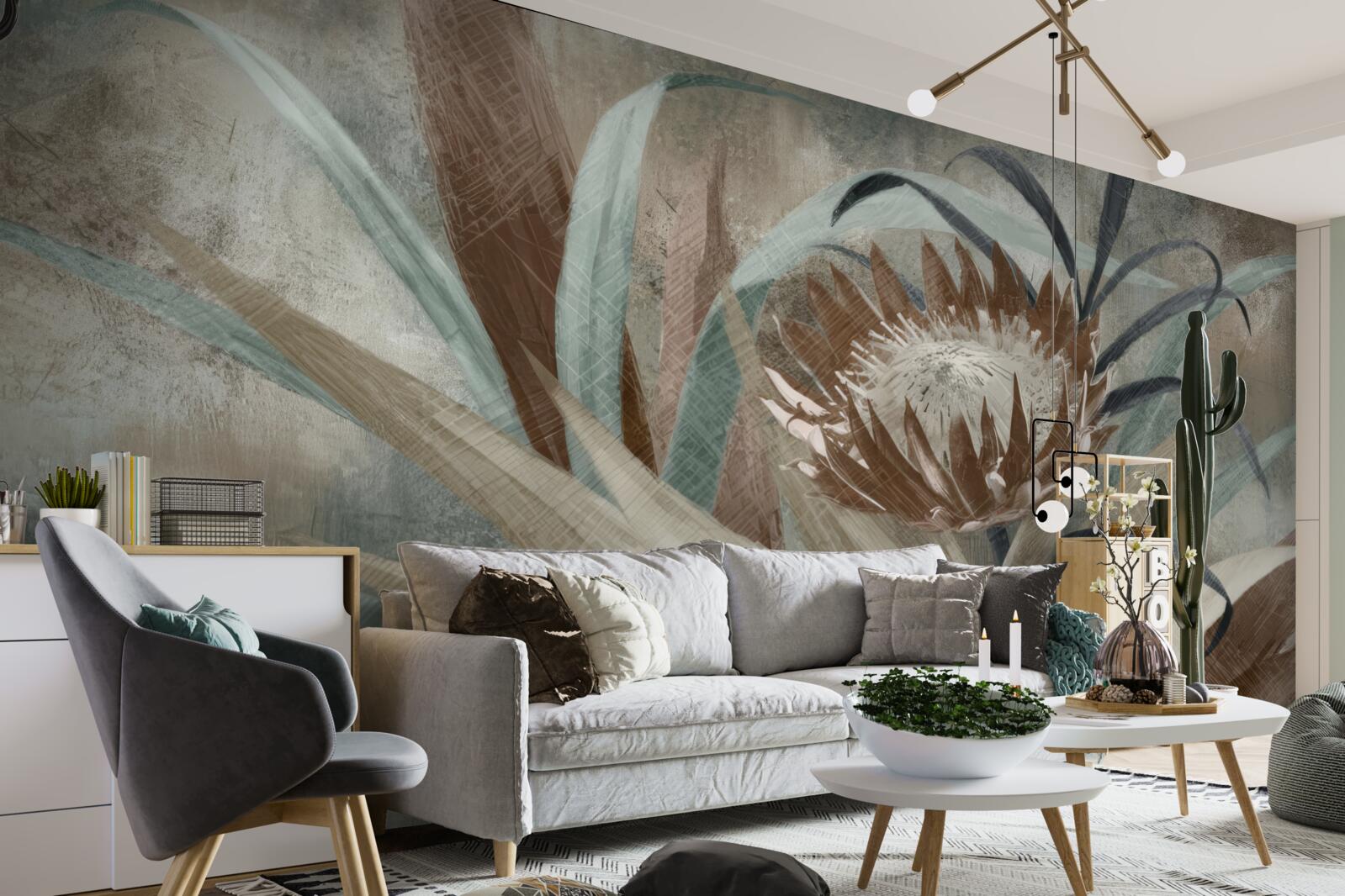 Fototapet floare mare și neobișnuită