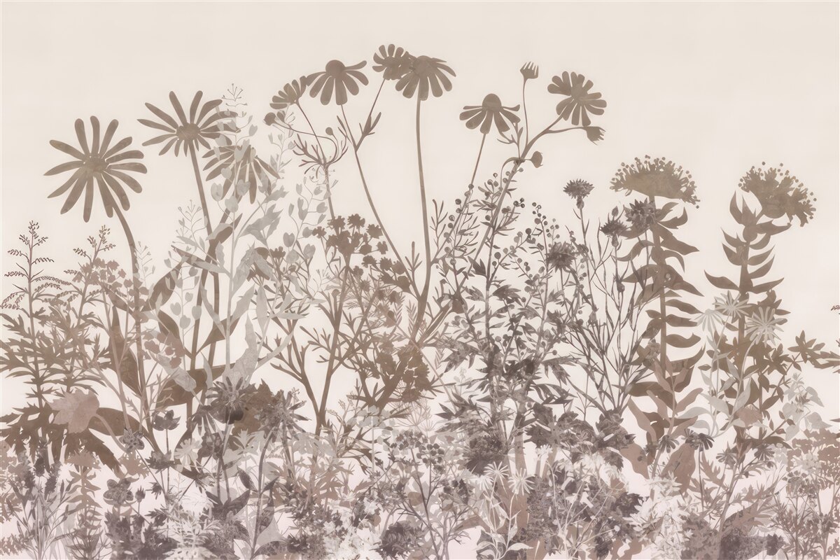 Fototapet Pajiște cu vegetație densă