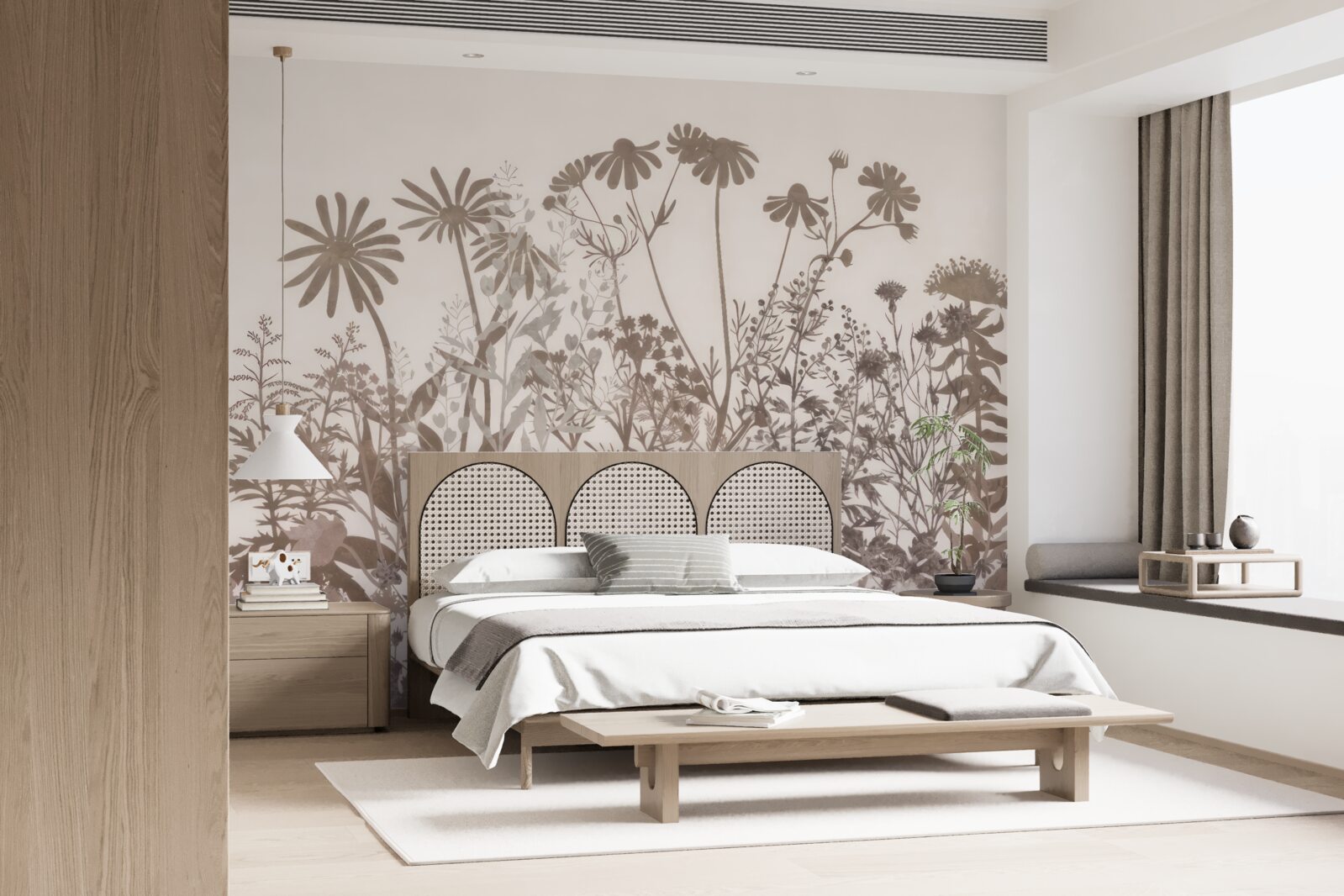 Fototapet Pajiște cu vegetație densă