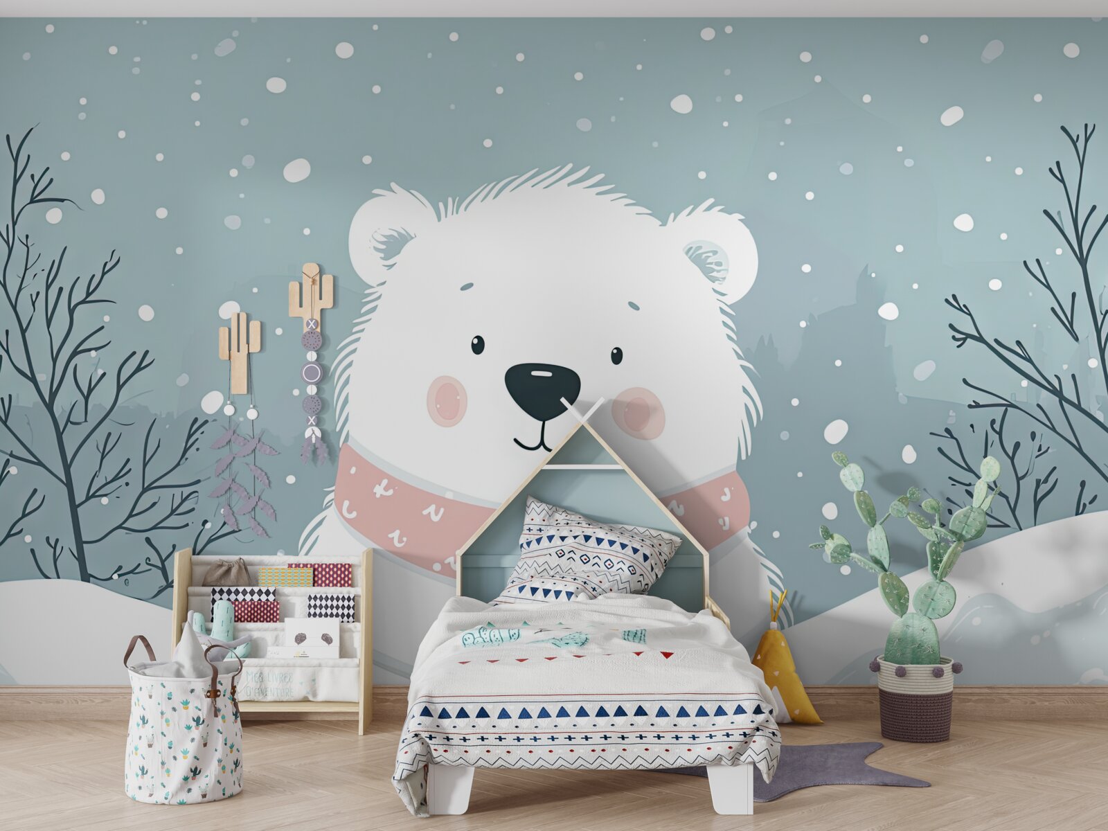 Fototapet Frumos copil polar