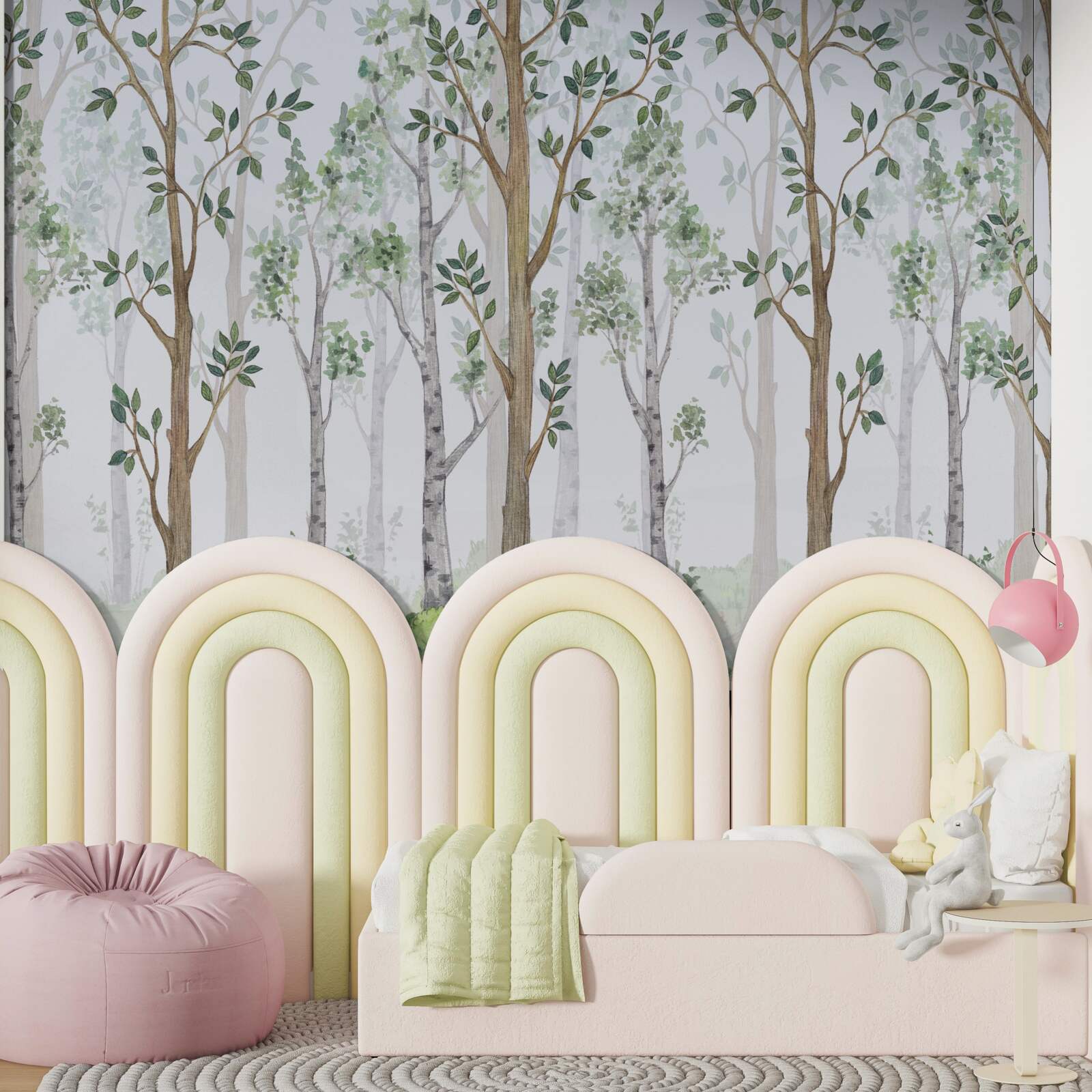 Fototapet lemn subțire mixt