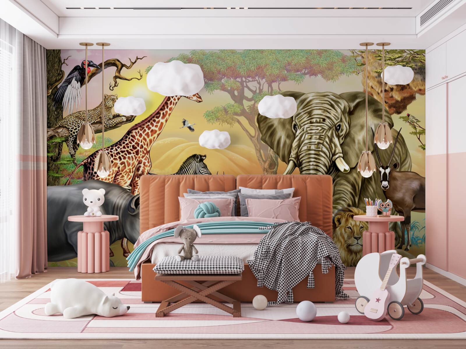 Fototapet familie tropicală mare