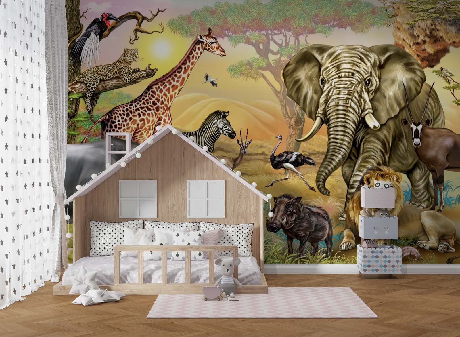 Fototapet familie tropicală mare