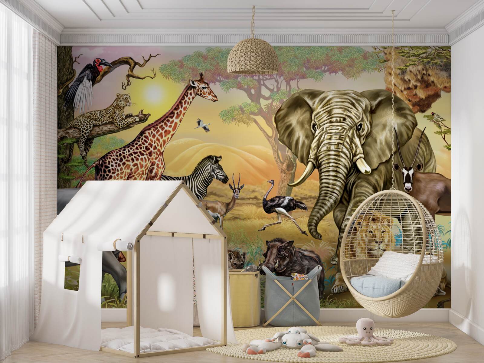 Fototapet familie tropicală mare