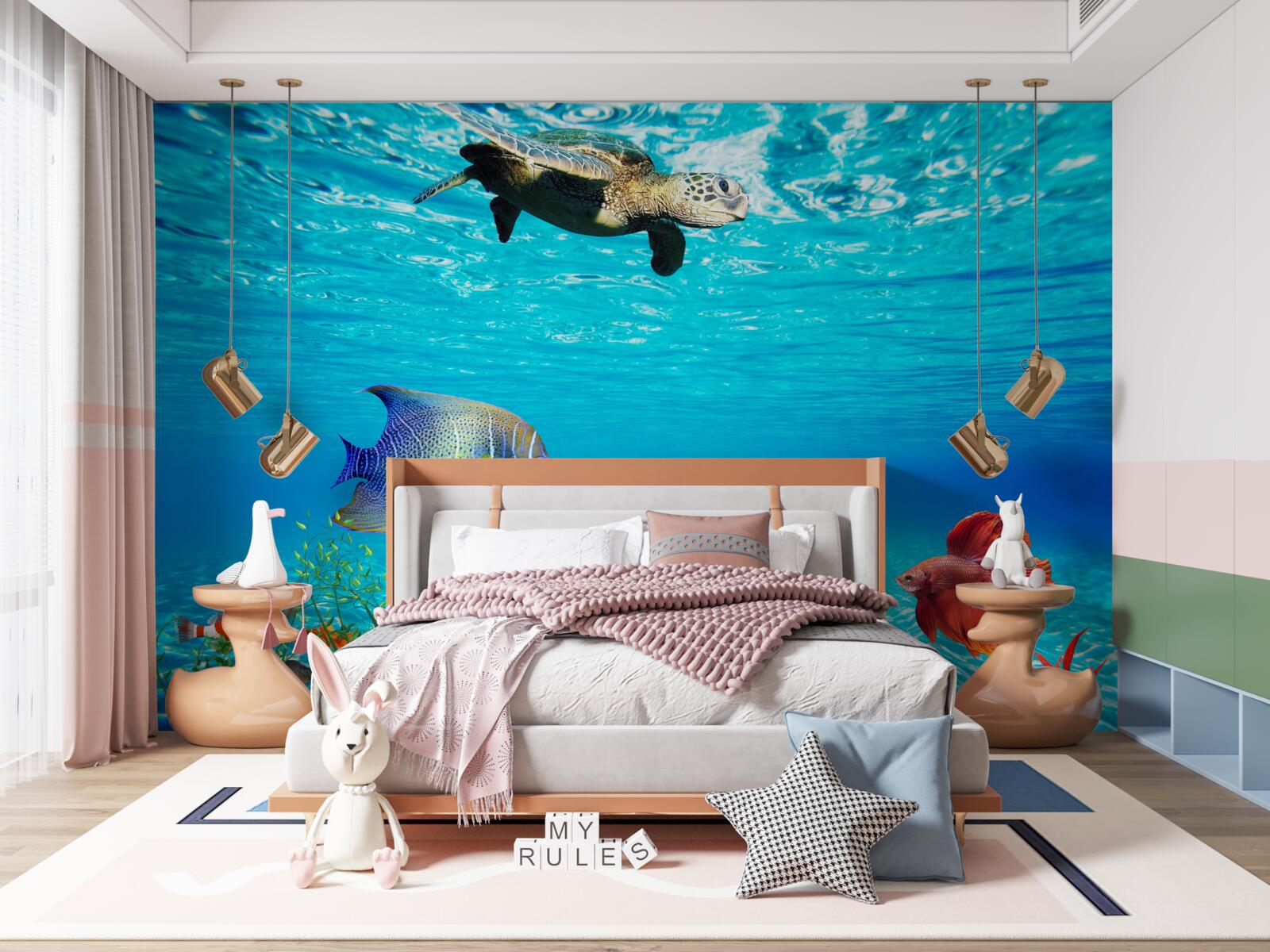 Fototapet locuitori marini ai adâncurilor oceanului