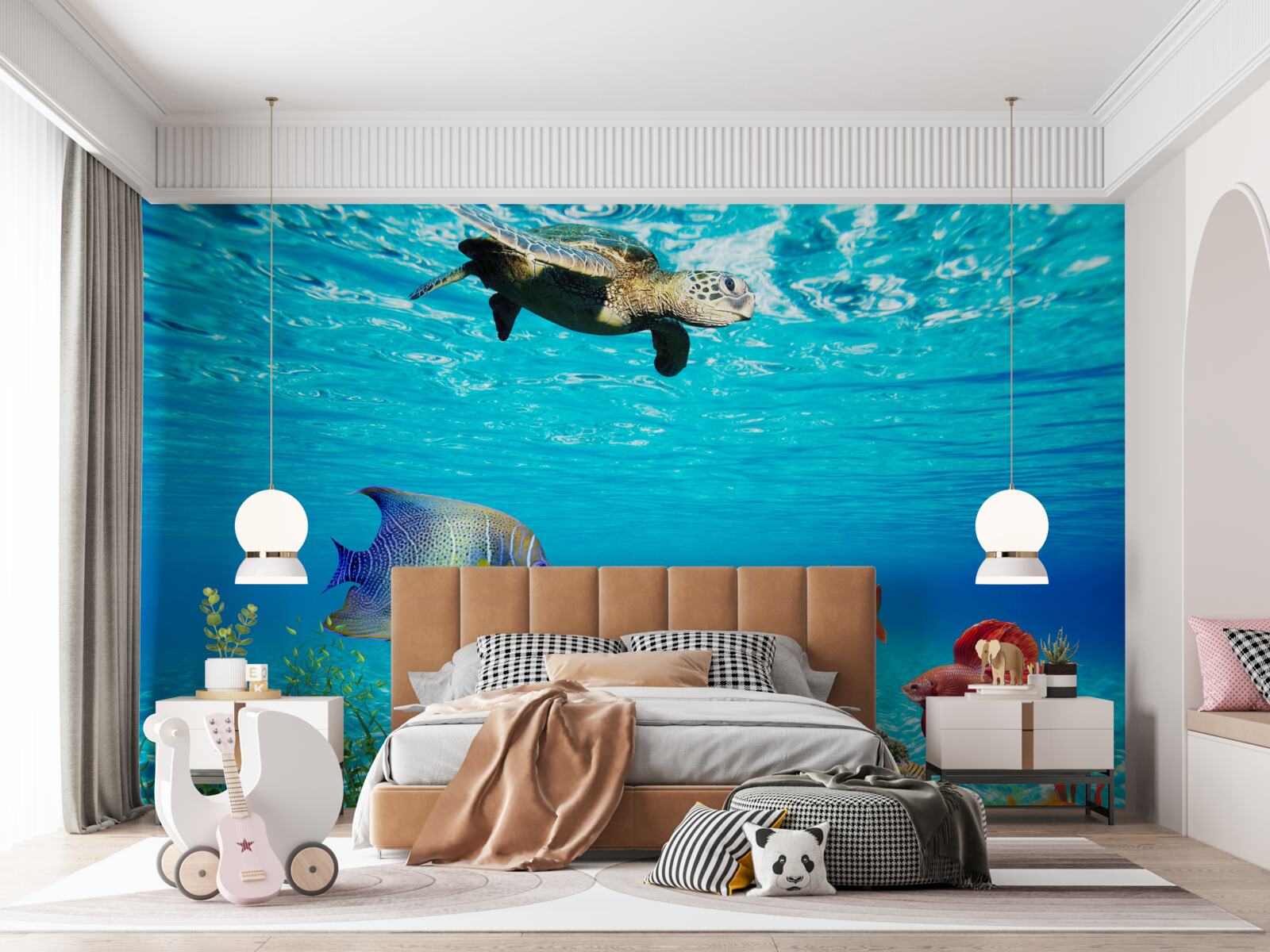 Fototapet locuitori marini ai adâncurilor oceanului