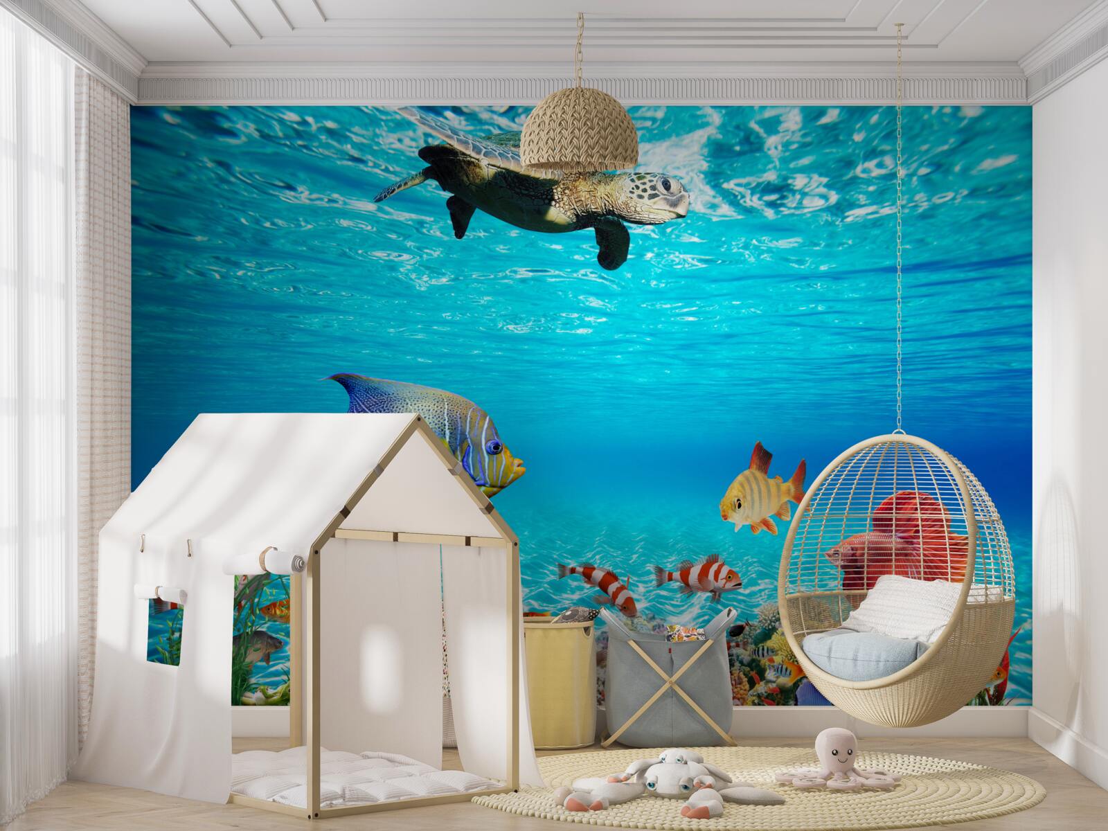 Fototapet locuitori marini ai adâncurilor oceanului