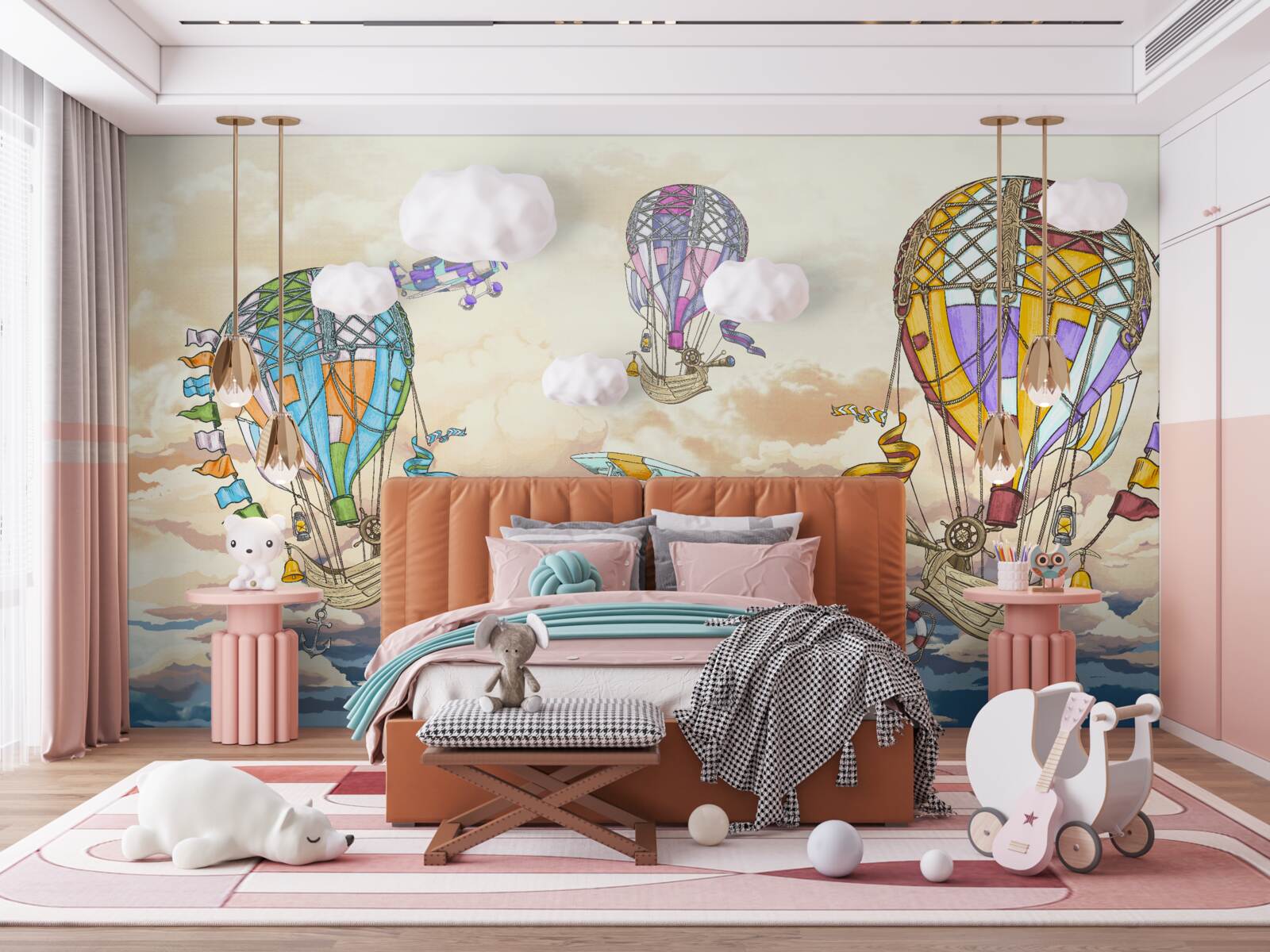 Fototapet tineri cuceritori ai cerului