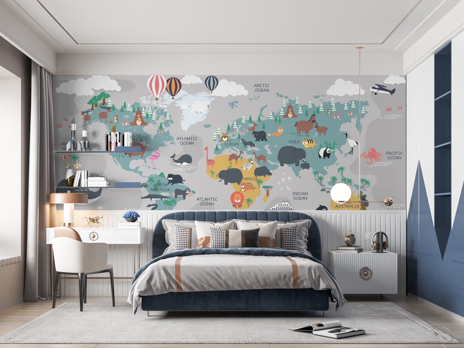 Fototapet tratate de pace cu popoarele continentelor