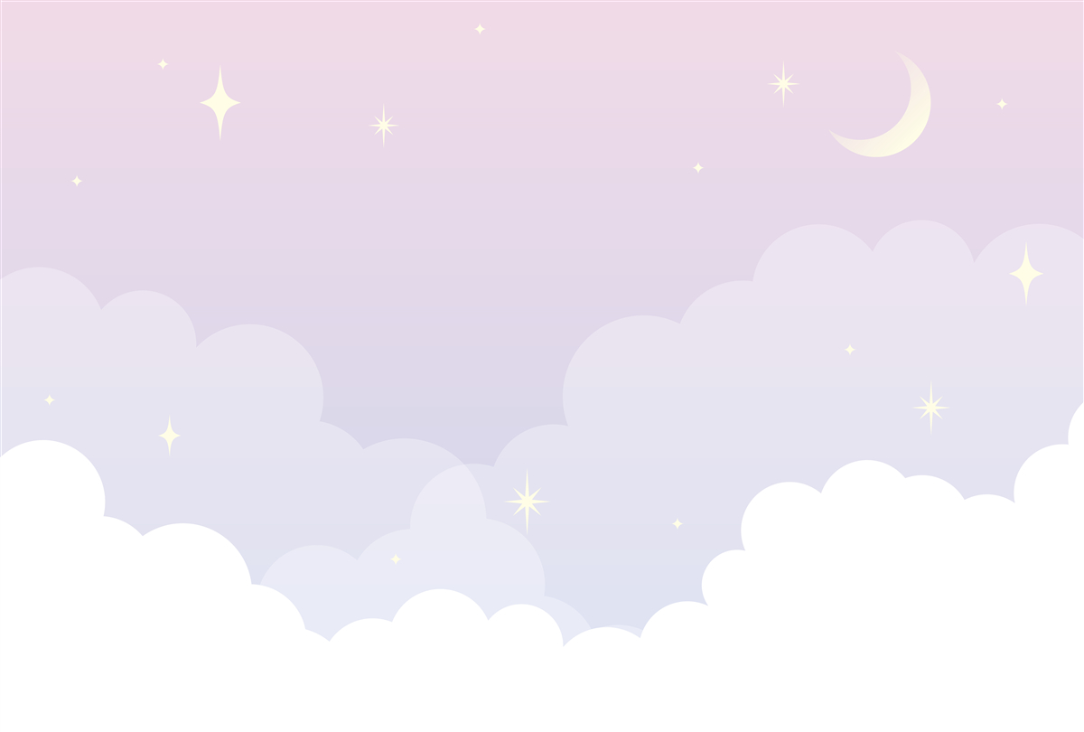 Fototapet cerul este în brațele somnului și ale stelelor strălucitoare