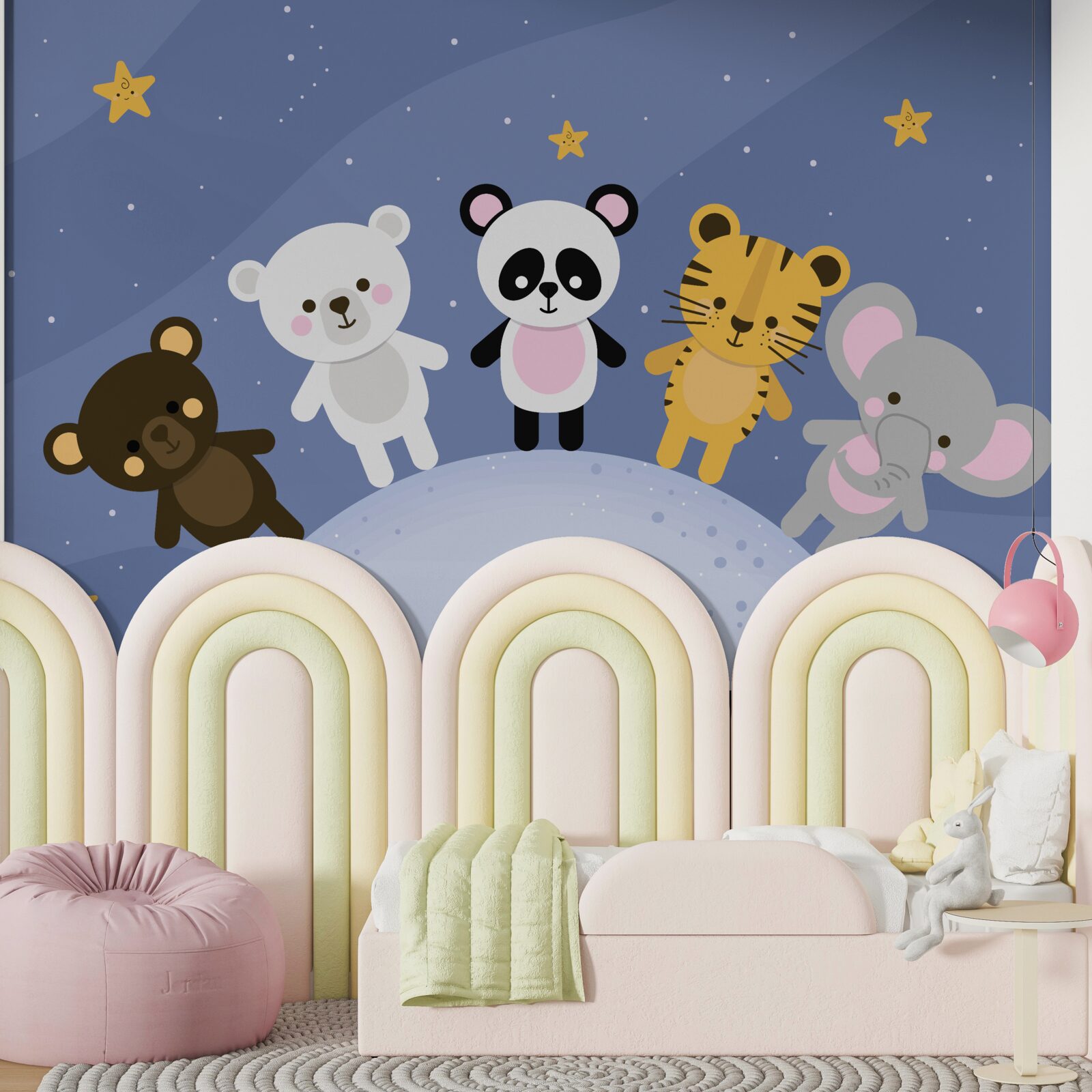 Fototapet animalele trăiesc în armonie unele cu altele