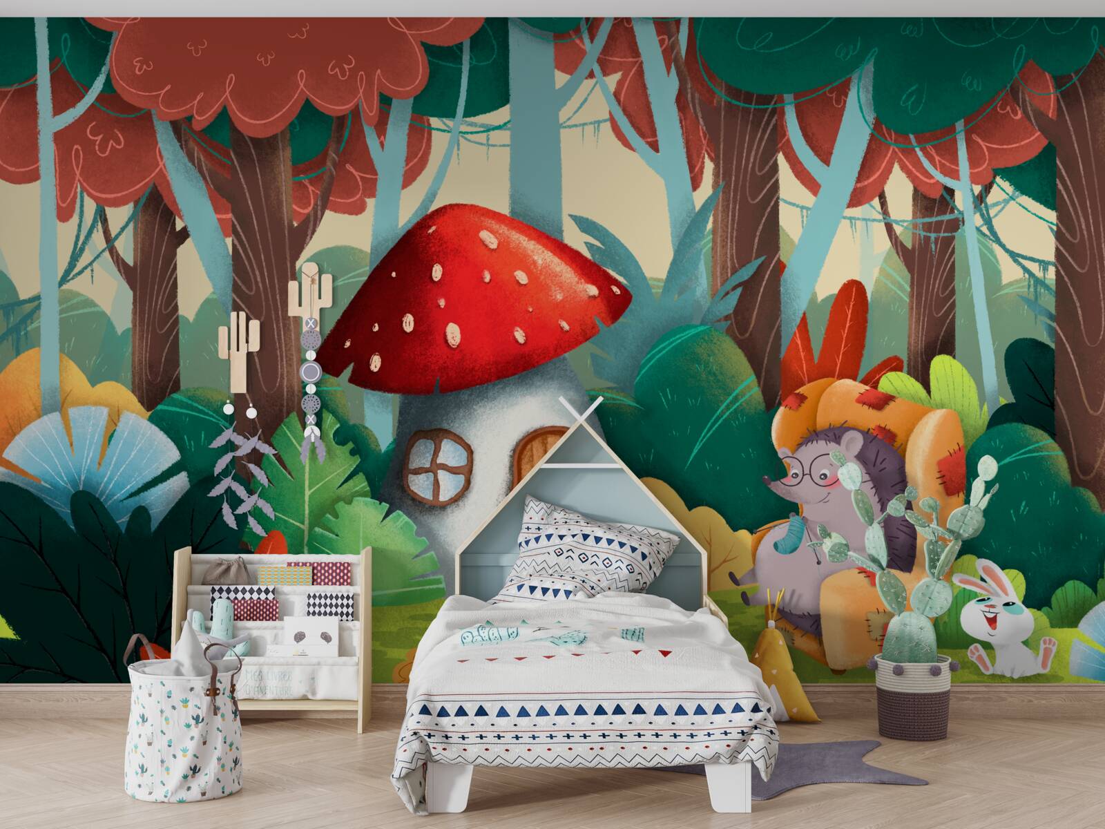 Fototapet casa bunicii arici