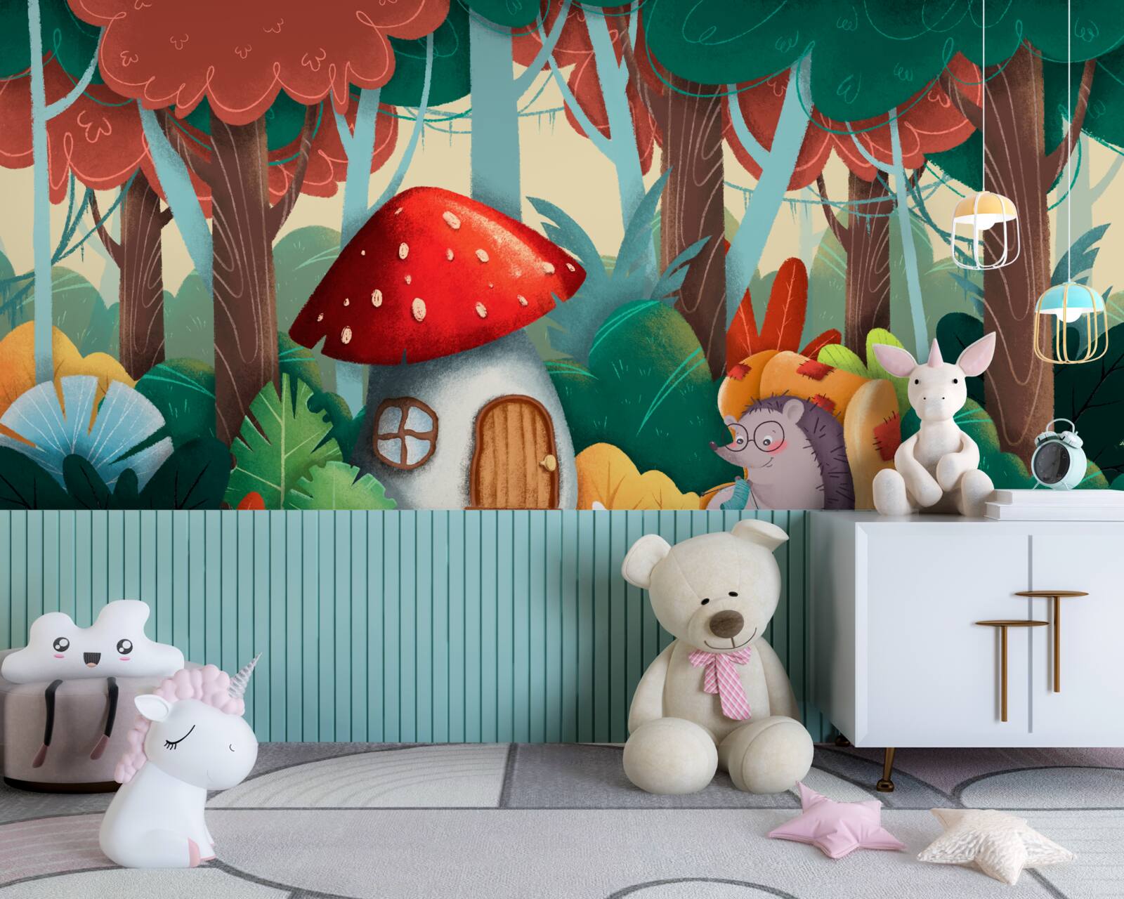 Fototapet casa bunicii arici