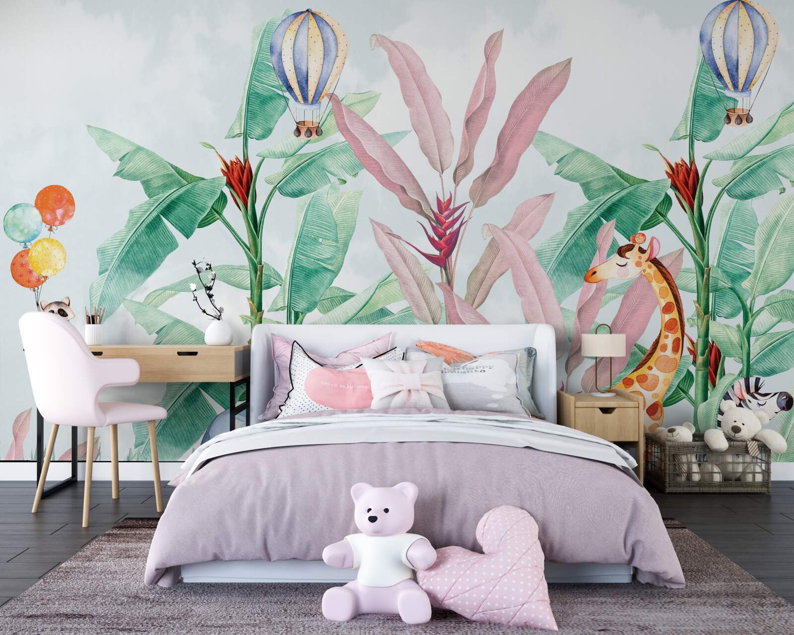 Fototapet locuitorii tropicali se odihnesc în pădure