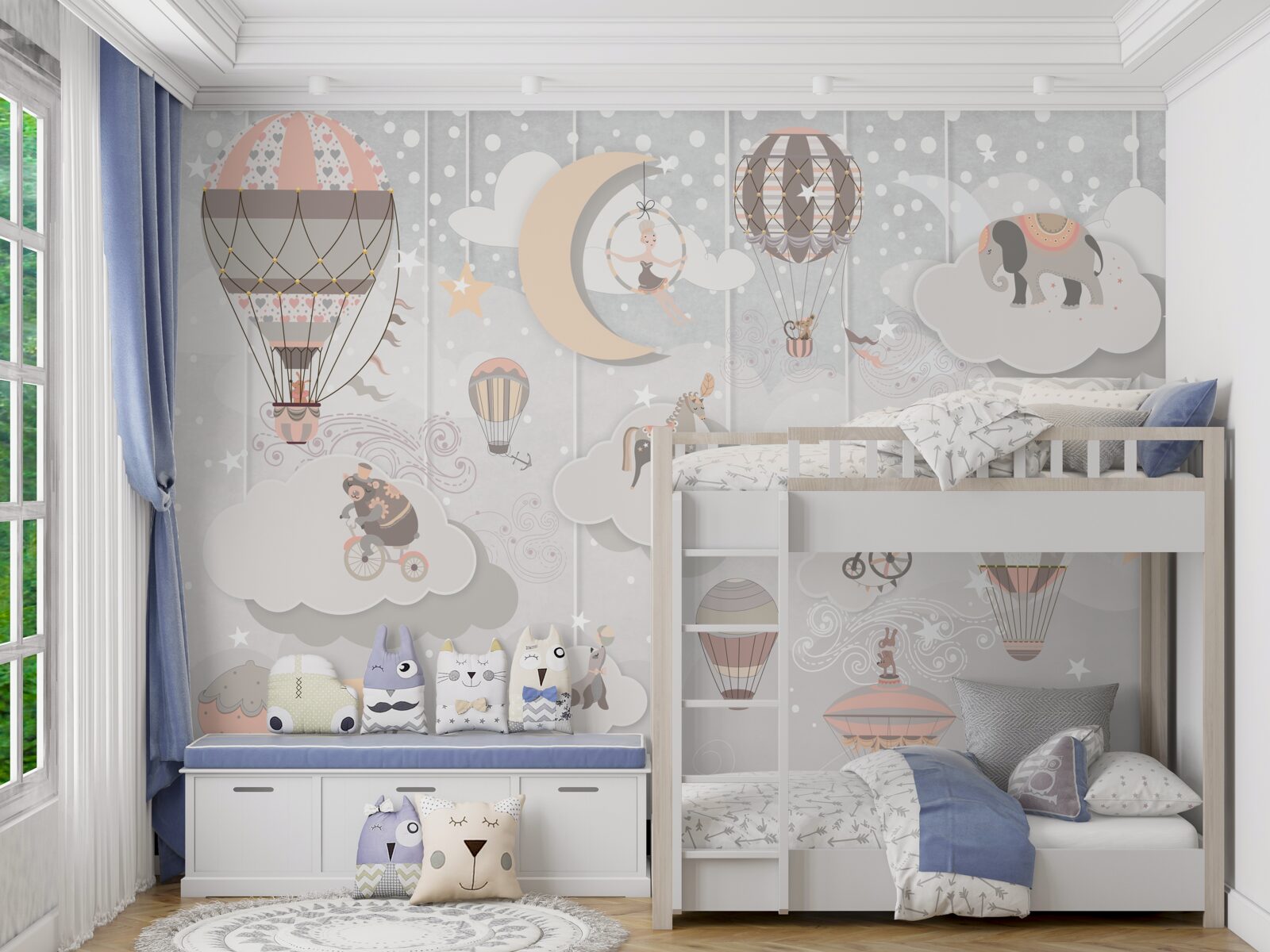 Fototapet noaptea toate animalele se culcă