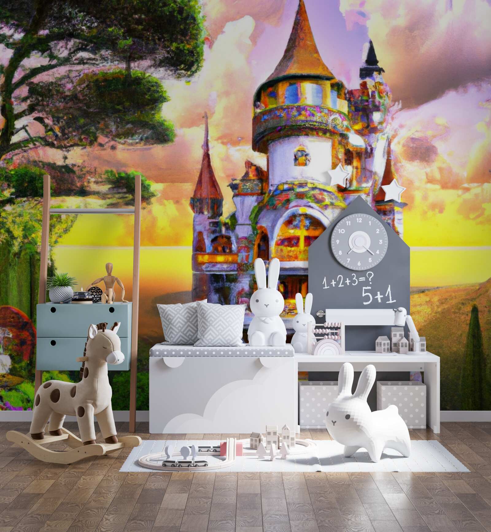 Fototapet turnul mâche este foarte înalt