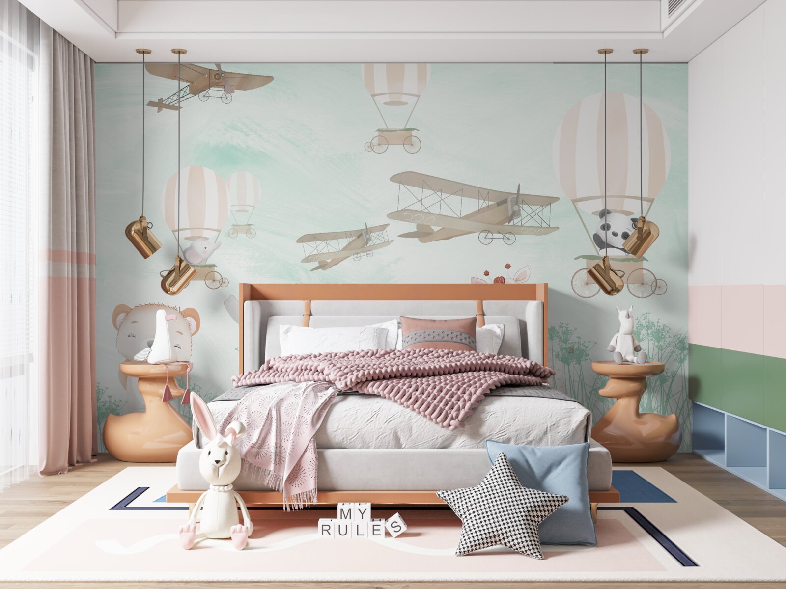 Fototapet tinerii explorează cerul