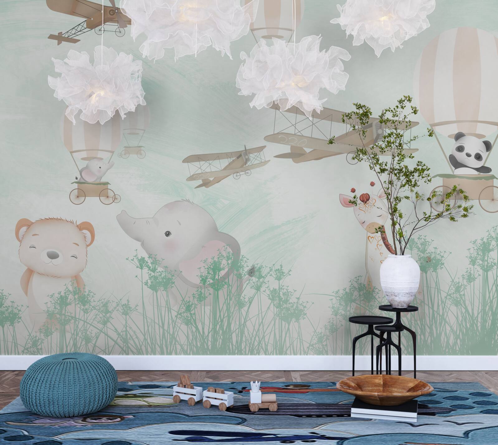 Fototapet tinerii explorează cerul