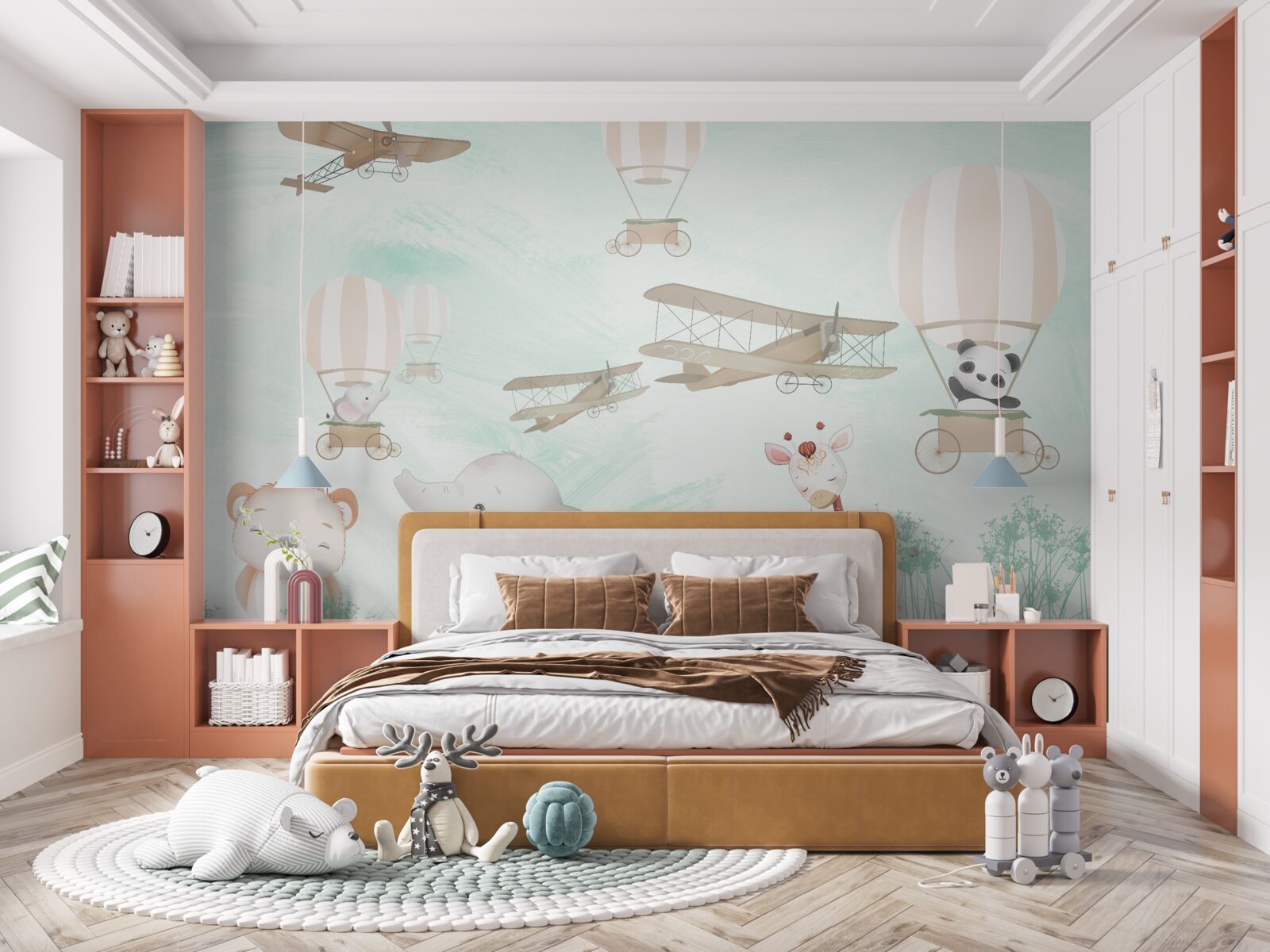 Fototapet tinerii explorează cerul