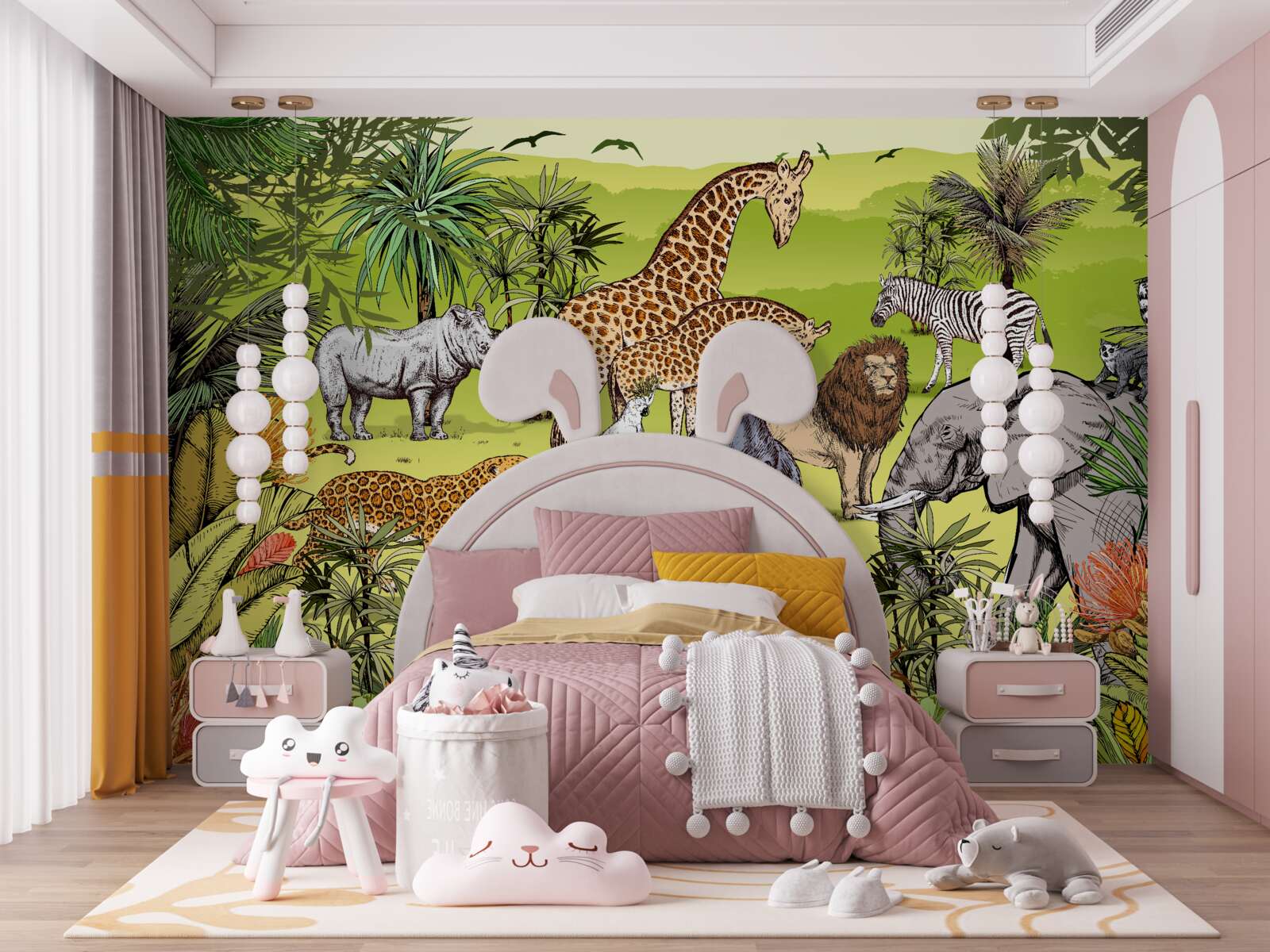 Fototapet cele mai puternice creaturi ale junglei