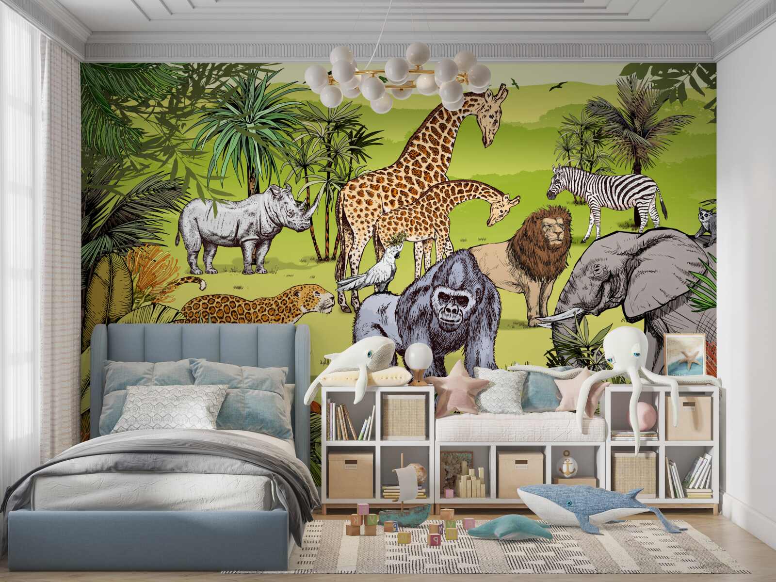 Fototapet cele mai puternice creaturi ale junglei