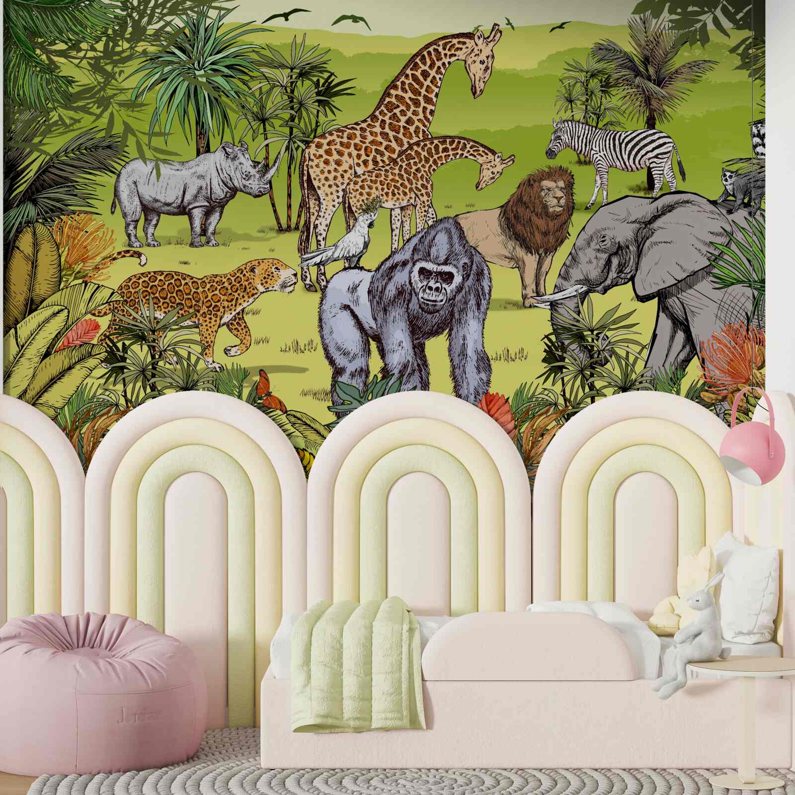 Fototapet cele mai puternice creaturi ale junglei