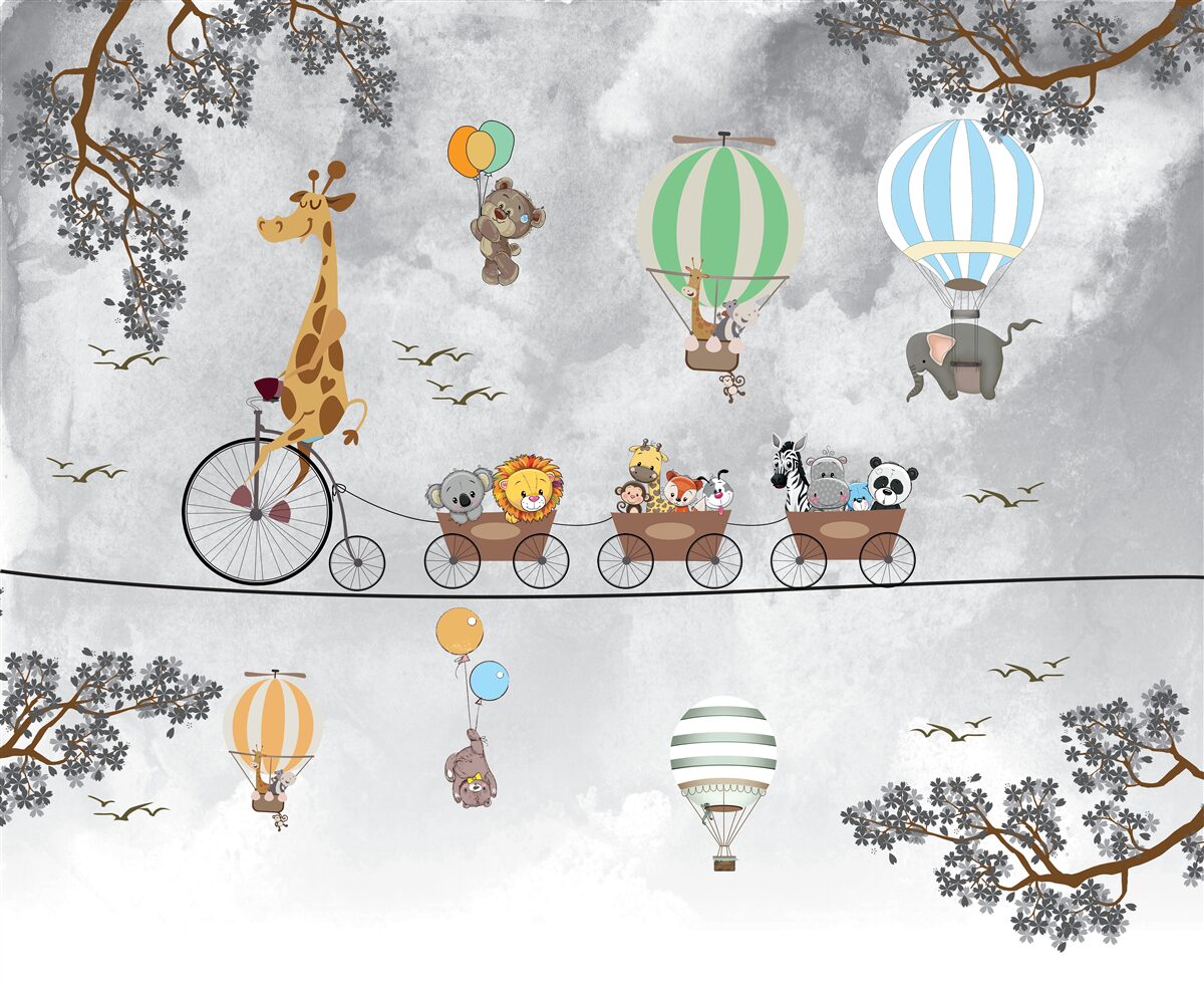 Fototapet tineri gimnaști în clasă