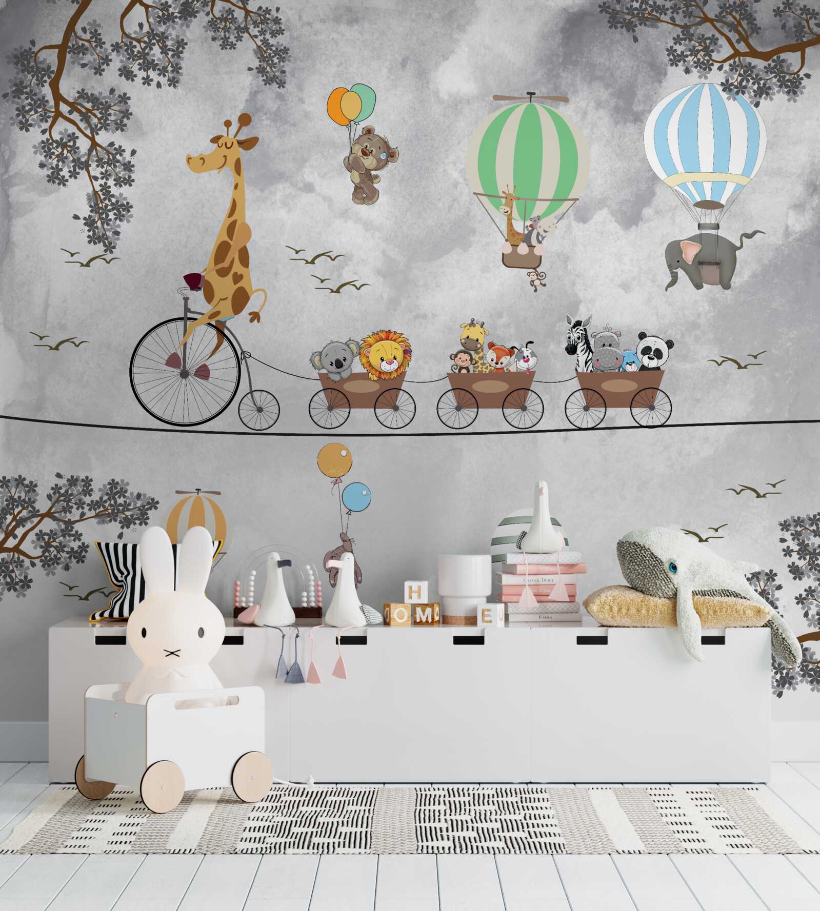 Fototapet tineri gimnaști în clasă