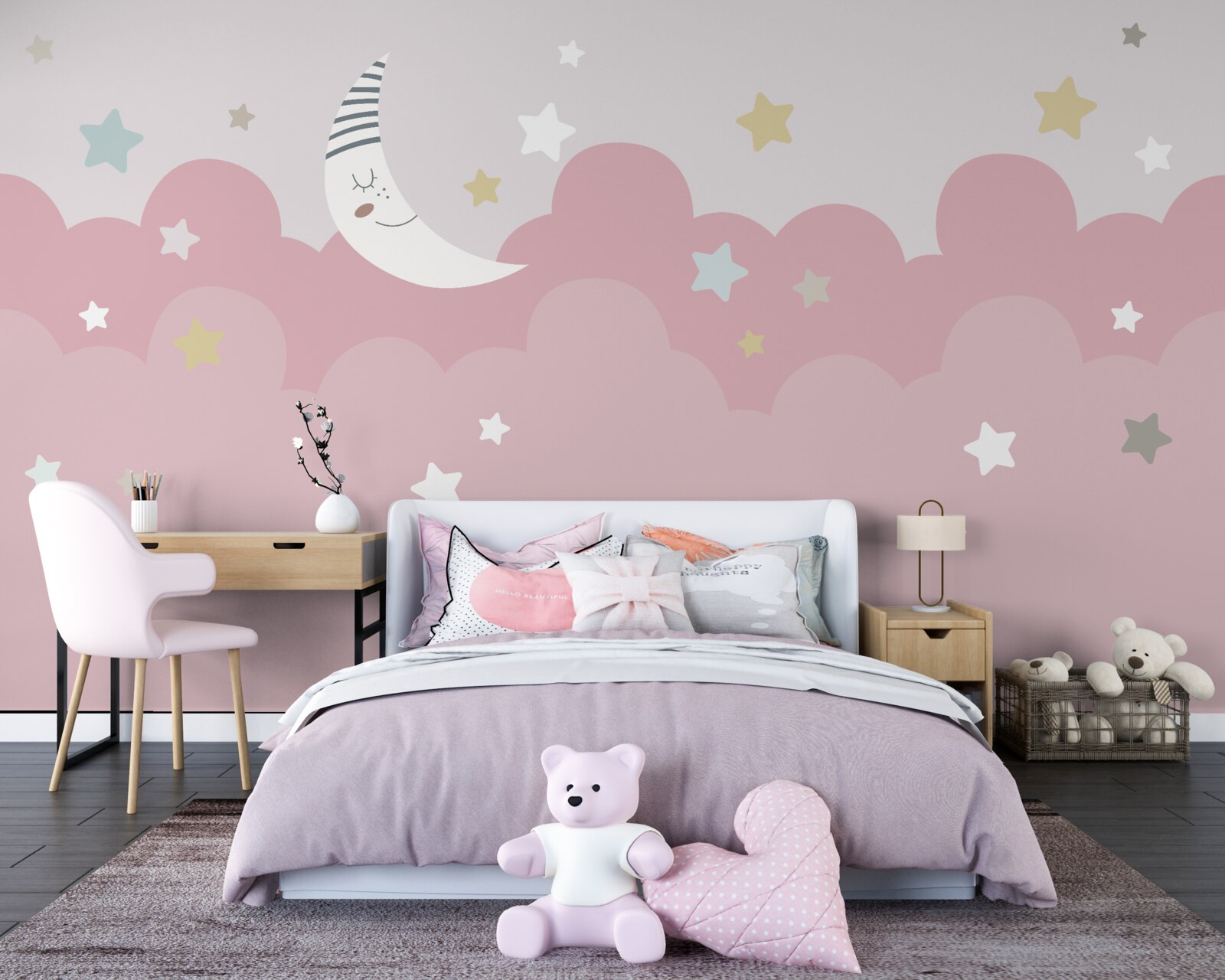 Fototapet luna se odihnește