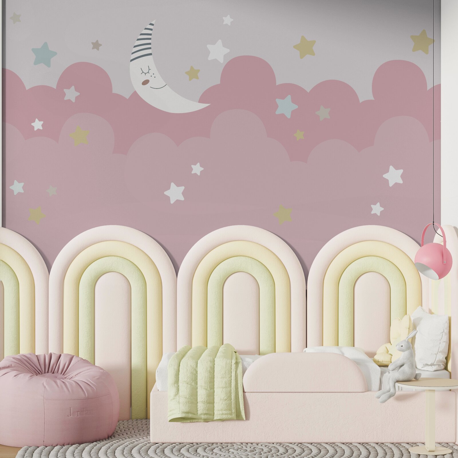 Fototapet luna se odihnește