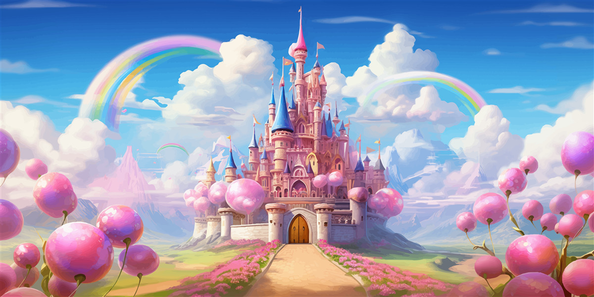 Fototapet castelul prințesei de basm la îndemâna ta