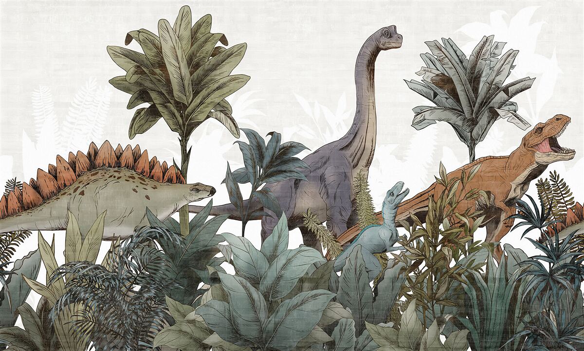 Fototapet dinozauri gigantici antice