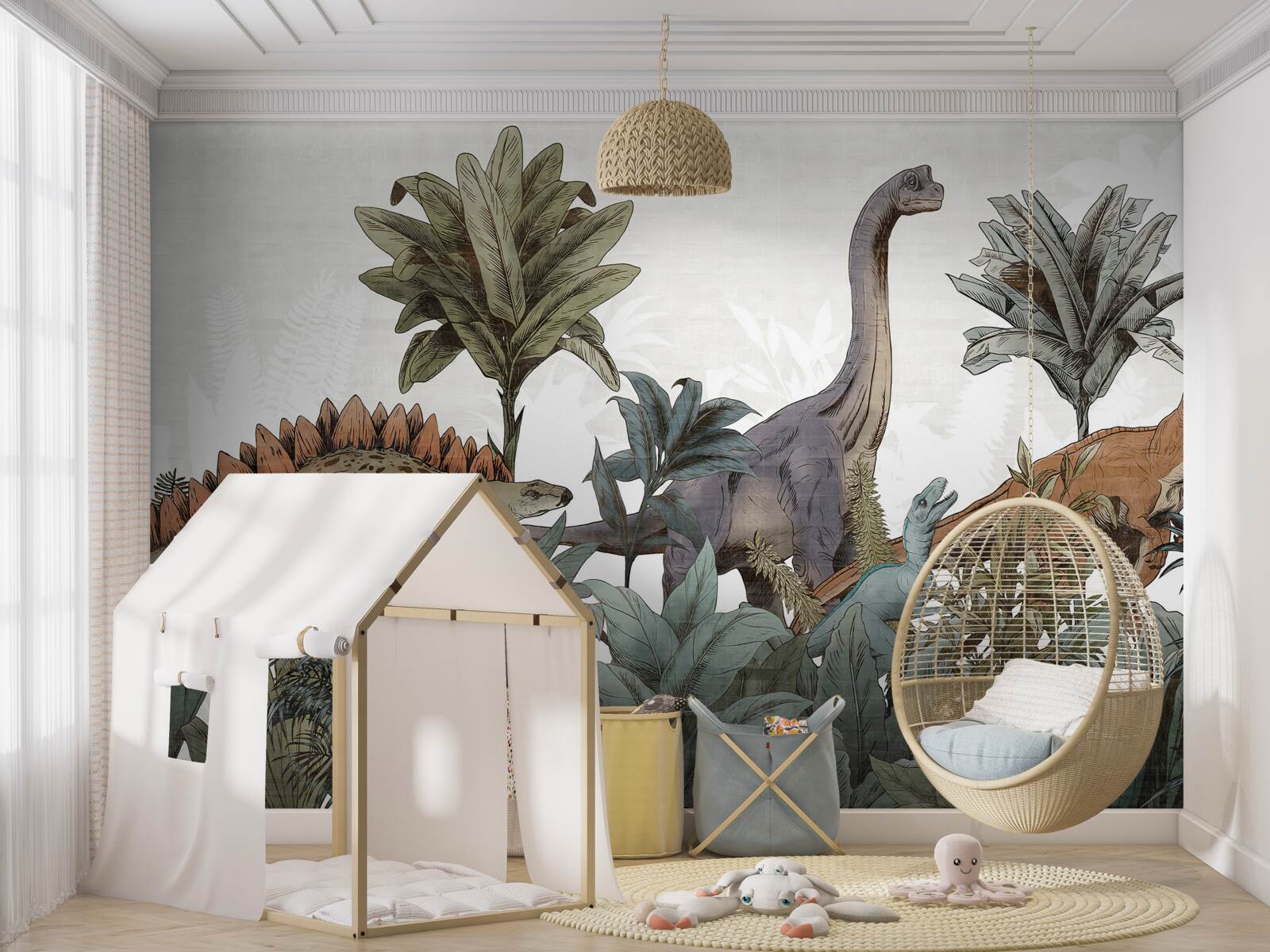 Fototapet dinozauri gigantici antice