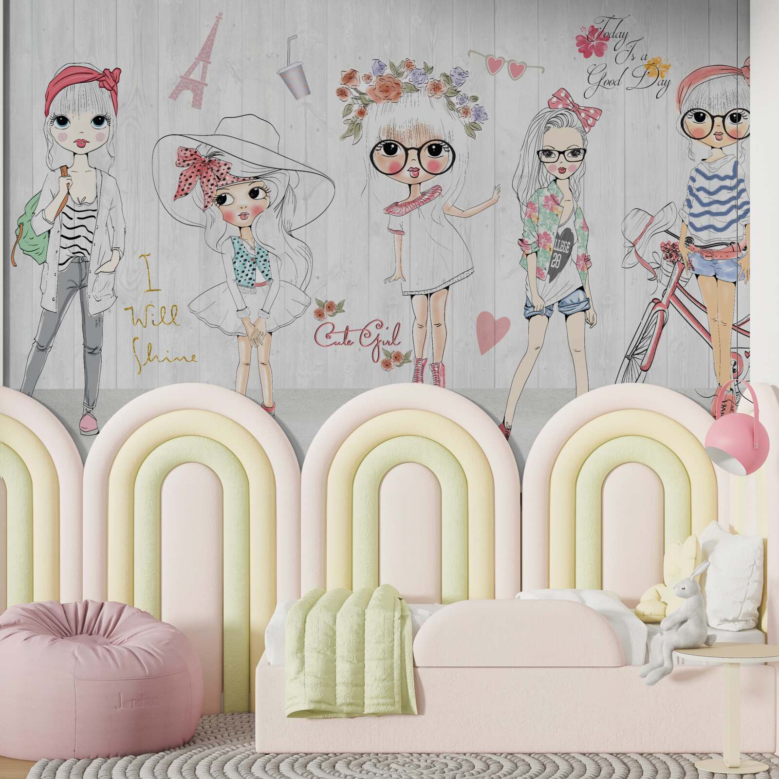 Fototapet fete elegante și la modă