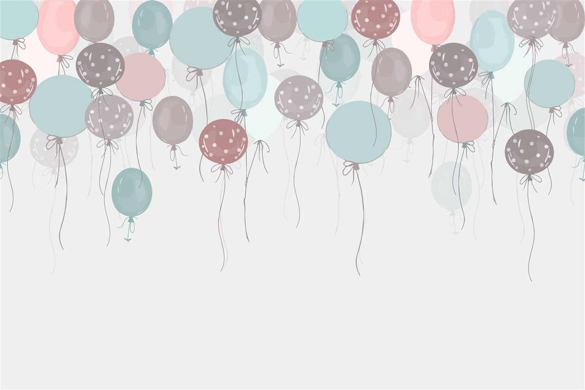 Fototapet o mulțime de baloane
